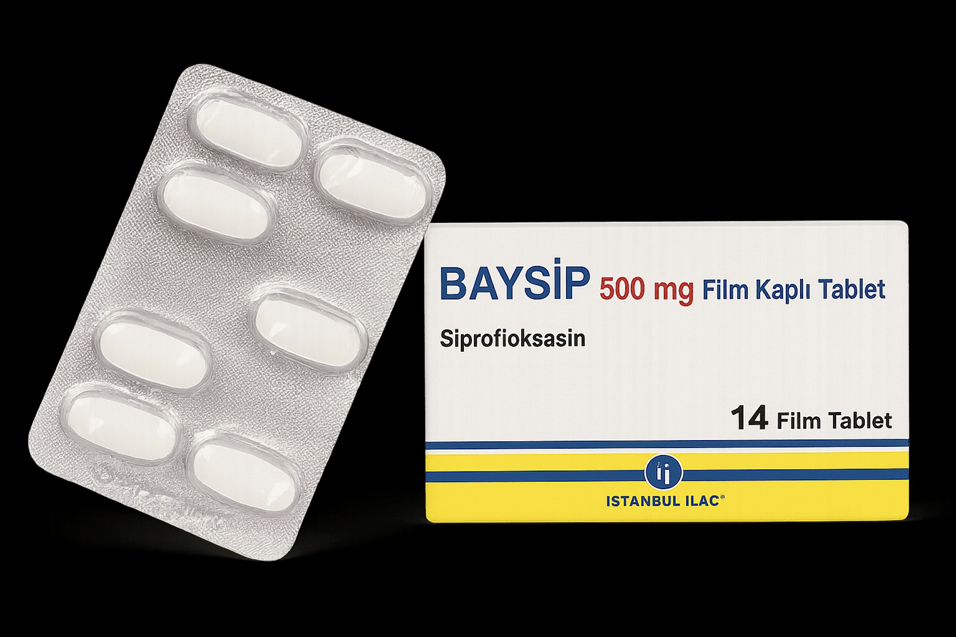 BAYSIP 500 MG FILM KAPLI TABLET (14 TABLET)