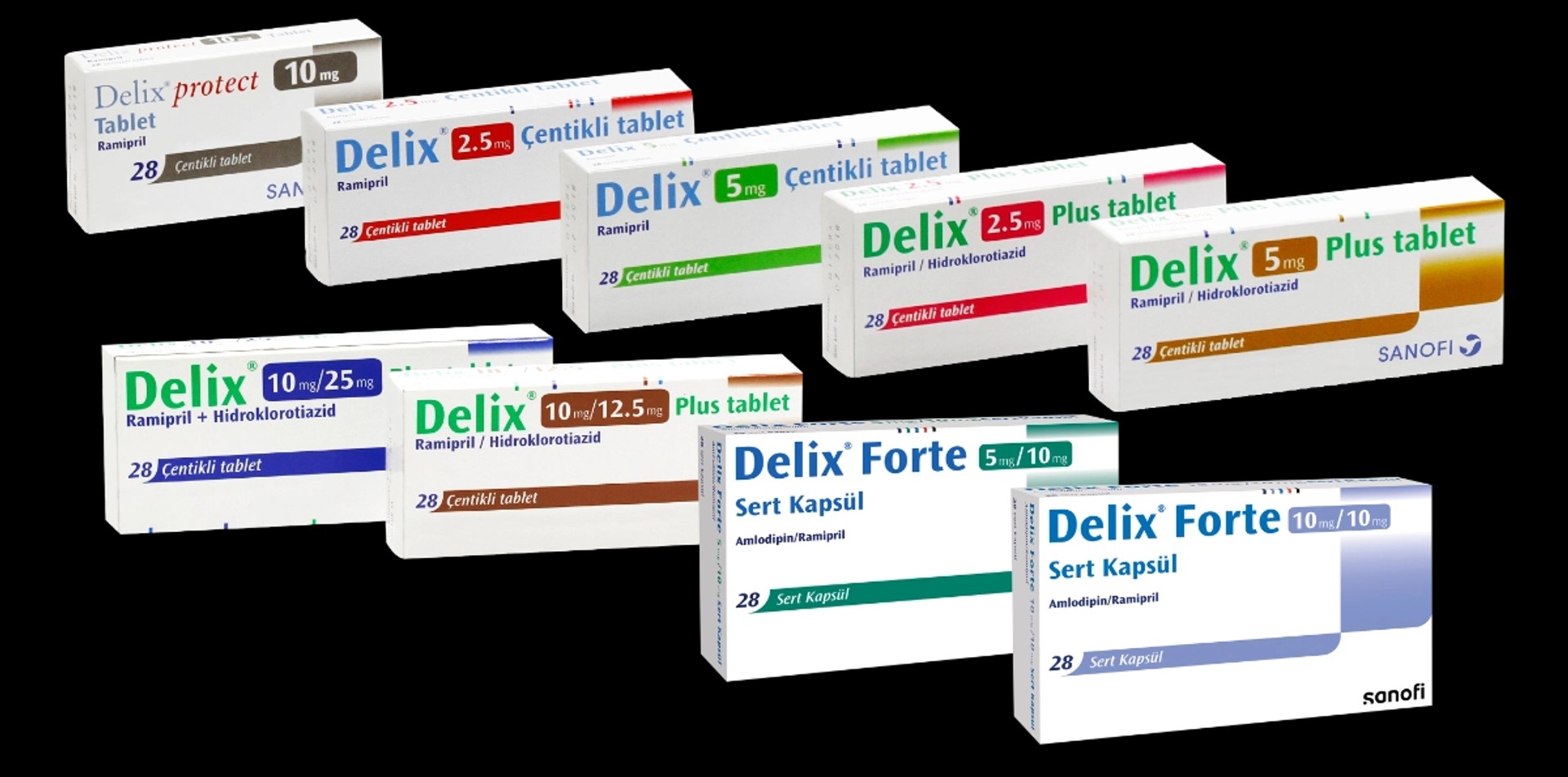 DELIX FORTE 10 MG/10 MG SERT KAPSUL (28 KAPSUL)