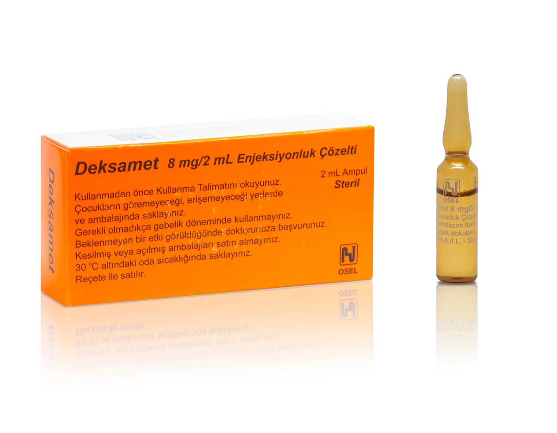 DEKSAMET 8 MG 2 ML 1 AMPUL Nedir ve Ne İşe Yarar?