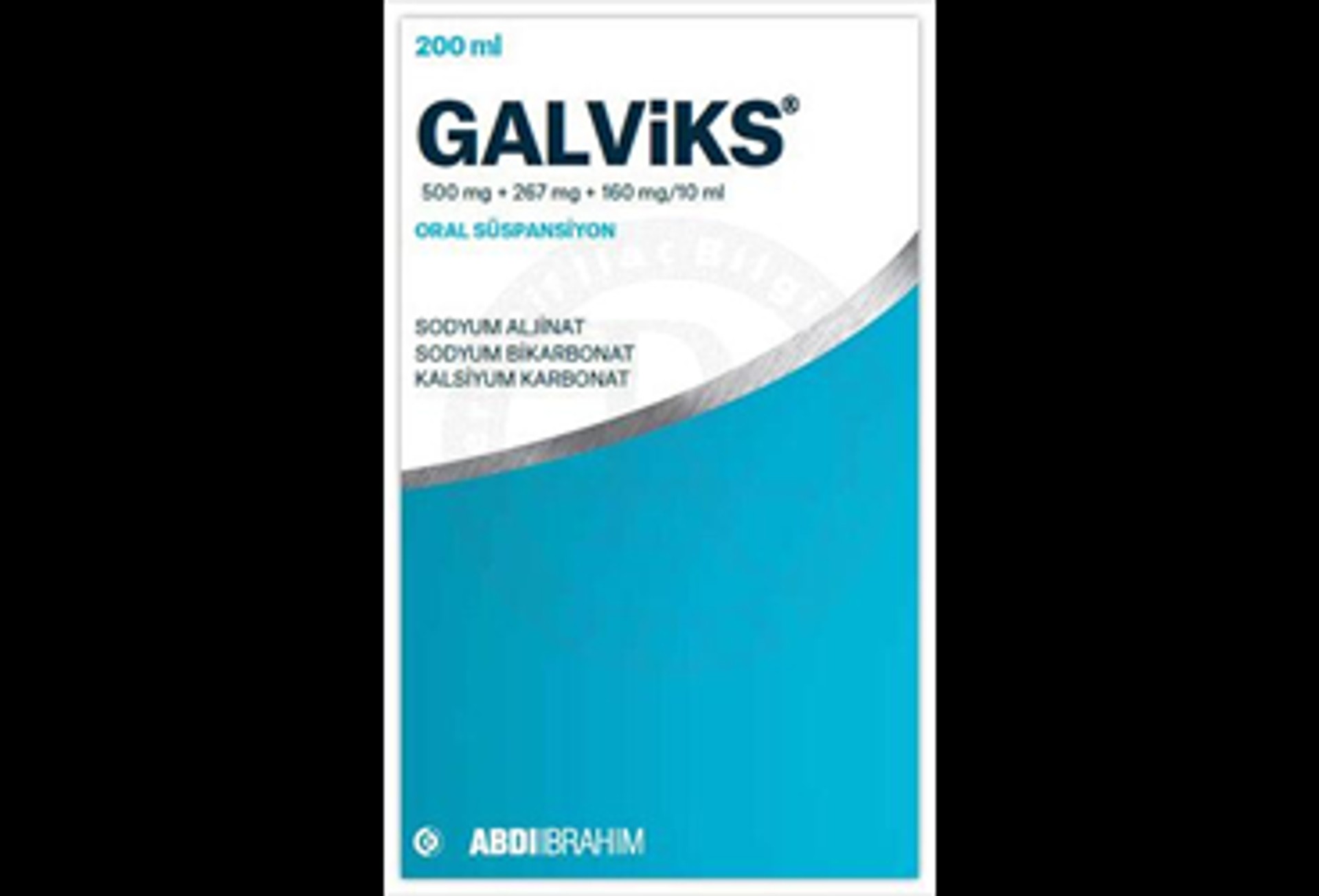 GALVIKS 500 MG + 267 MG + 160 MG/10 ML ORAL SUSPANSIYON