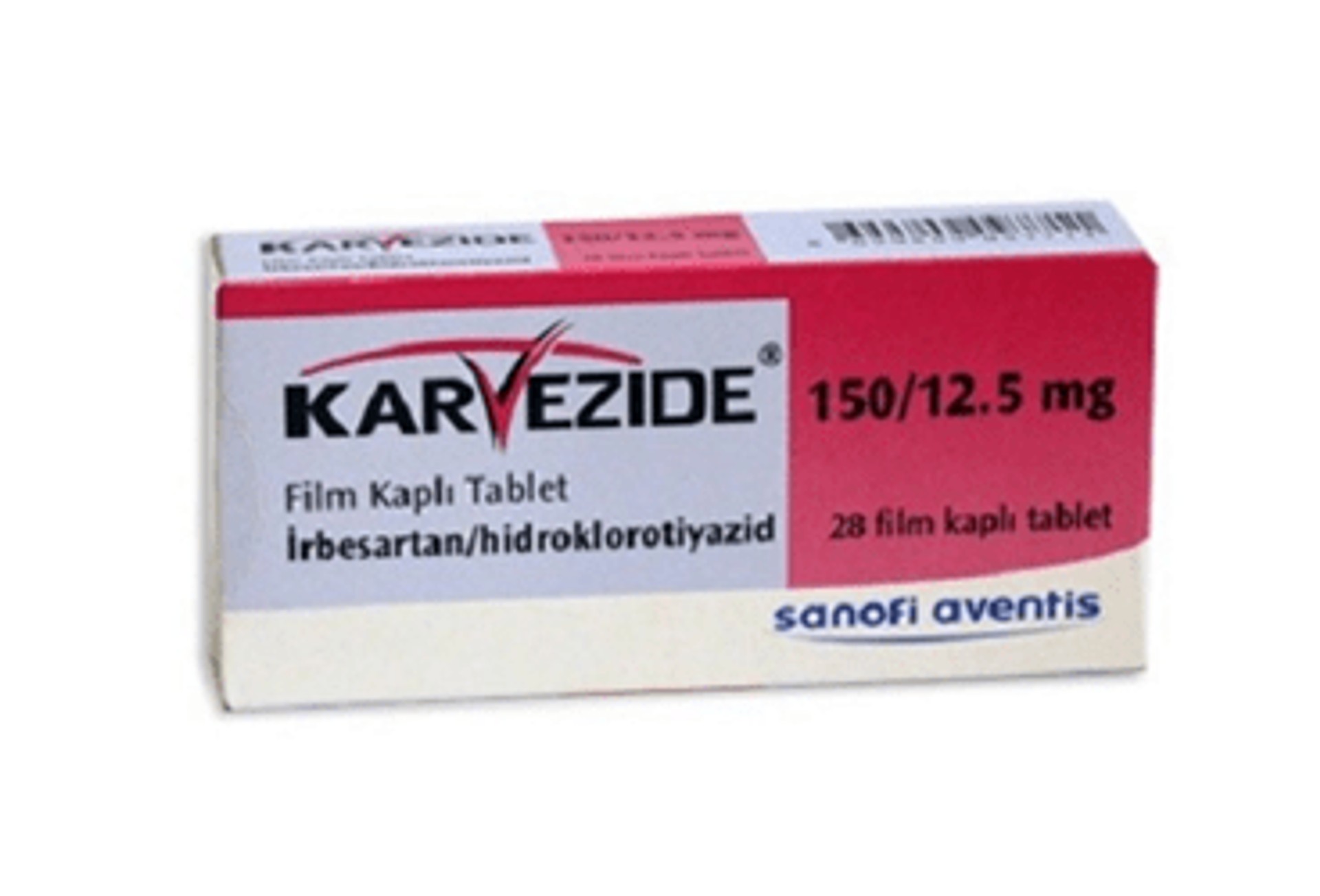 KARVEZIDE 150 MG/12,5 MG 28 TABLET