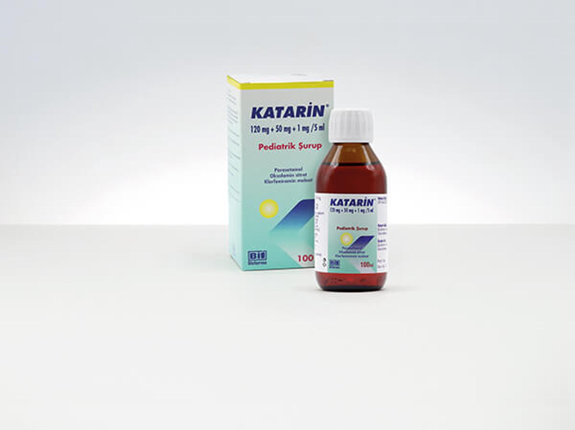 KATARIN 120 MG + 50 MG +1 MG/5 ML PEDIATRIK SURUP, 100 ML