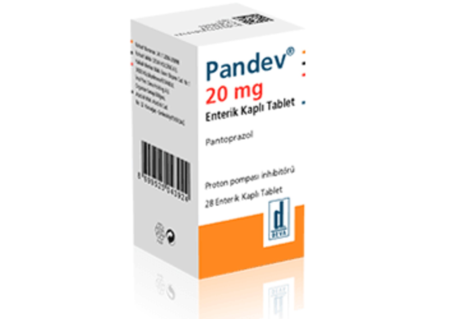 PANDEV 20 MG 28 ENTERİK KAPLI TABLET PANDEV 20 MG 28 ENTERİK KAPLI TABLET