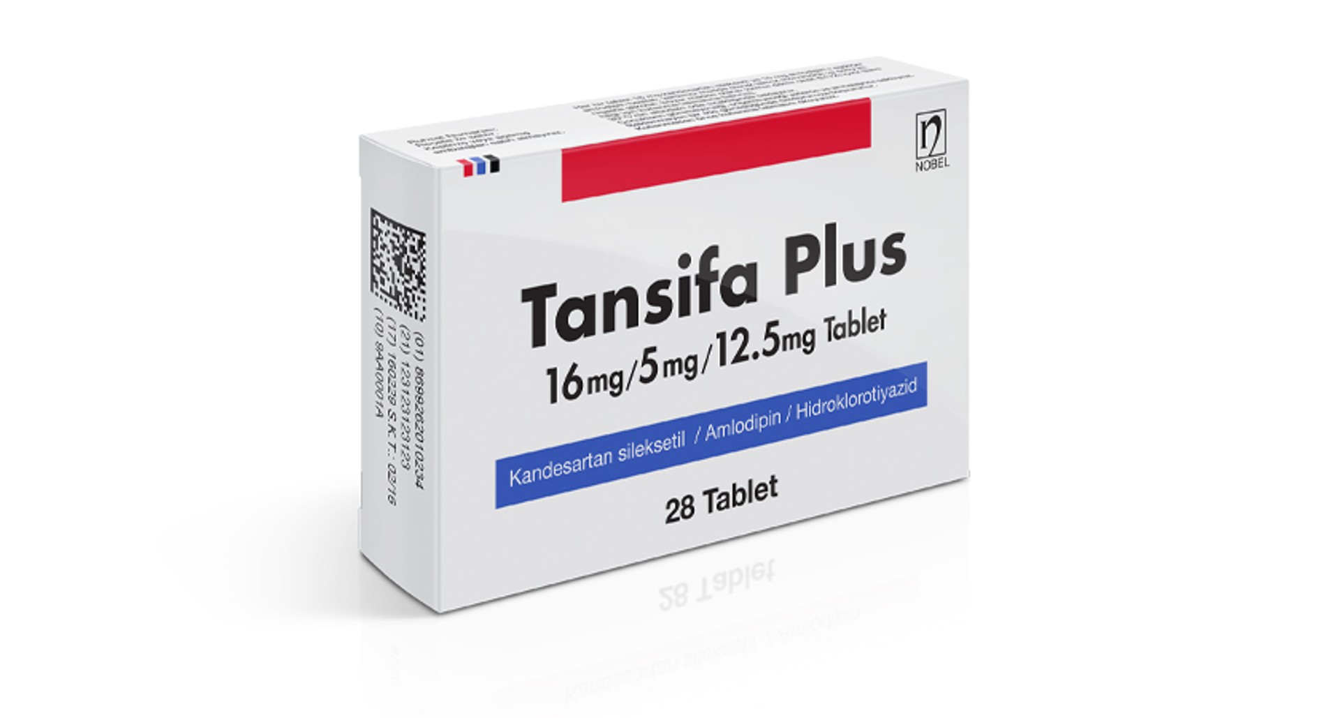 TANSIFA PLUS 16 MG/10 MG/12.5 MG TABLET (28 TABLET)