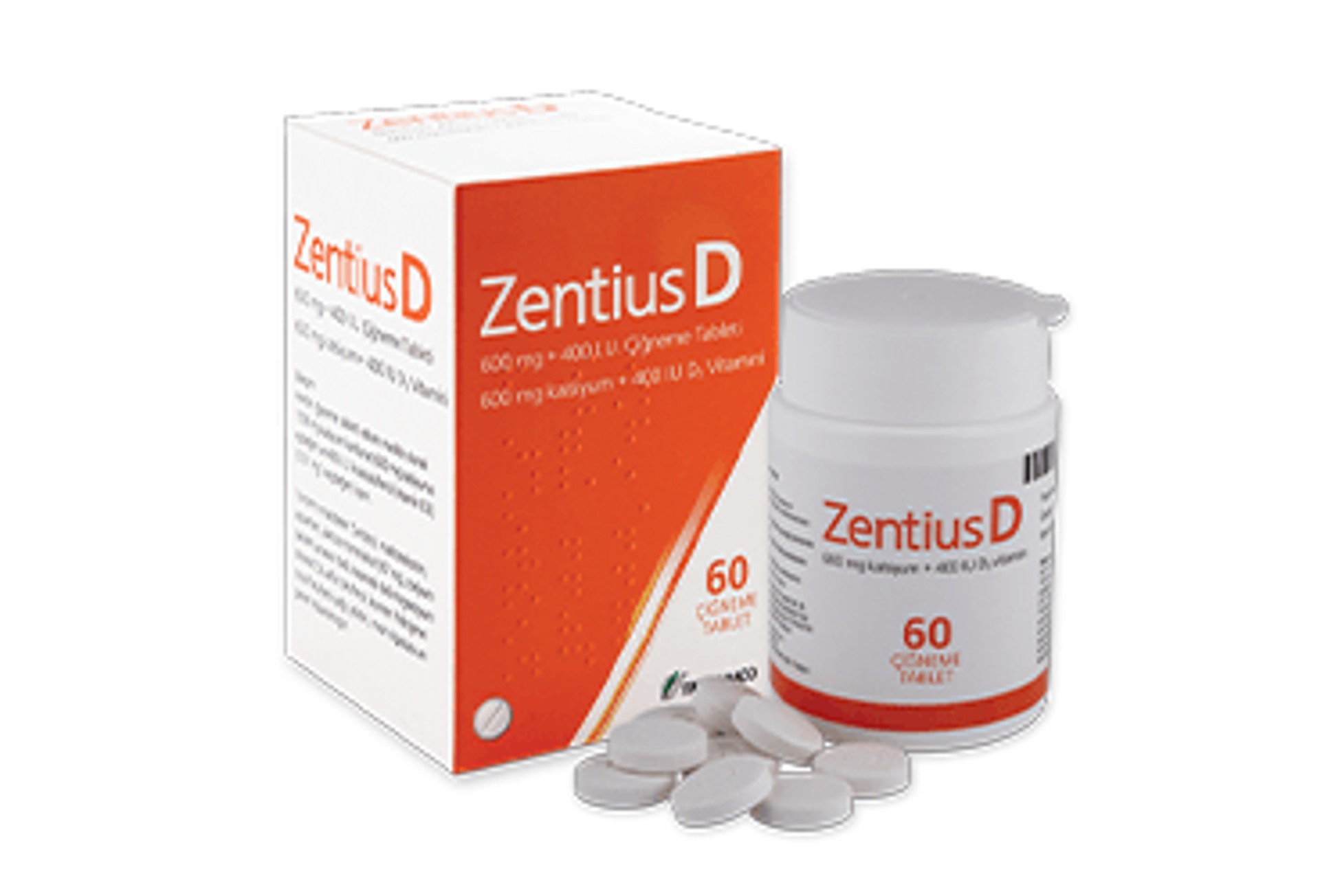 ZENTIUS D 60 ÇİĞNEME TABLETİ