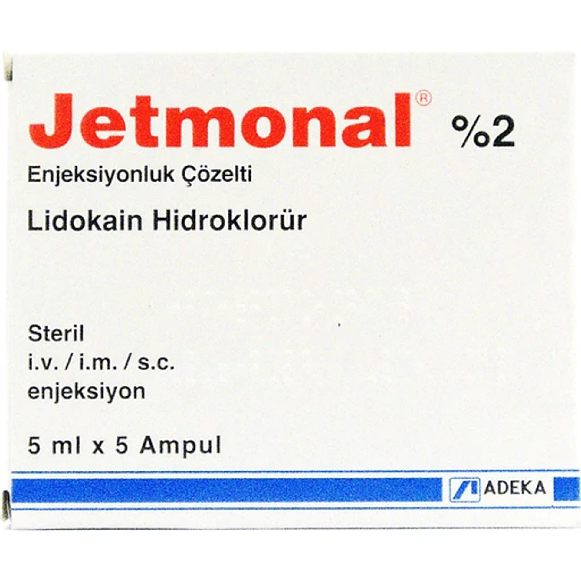 JETMONAL 500 MG/5 ML IM/IV ENJEKSIYONLUK COZELTI (3 AMPUL) JETMONAL 500 MG/5 ML IM/IV ENJEKSIYONLUK COZELTI (3 AMPUL)