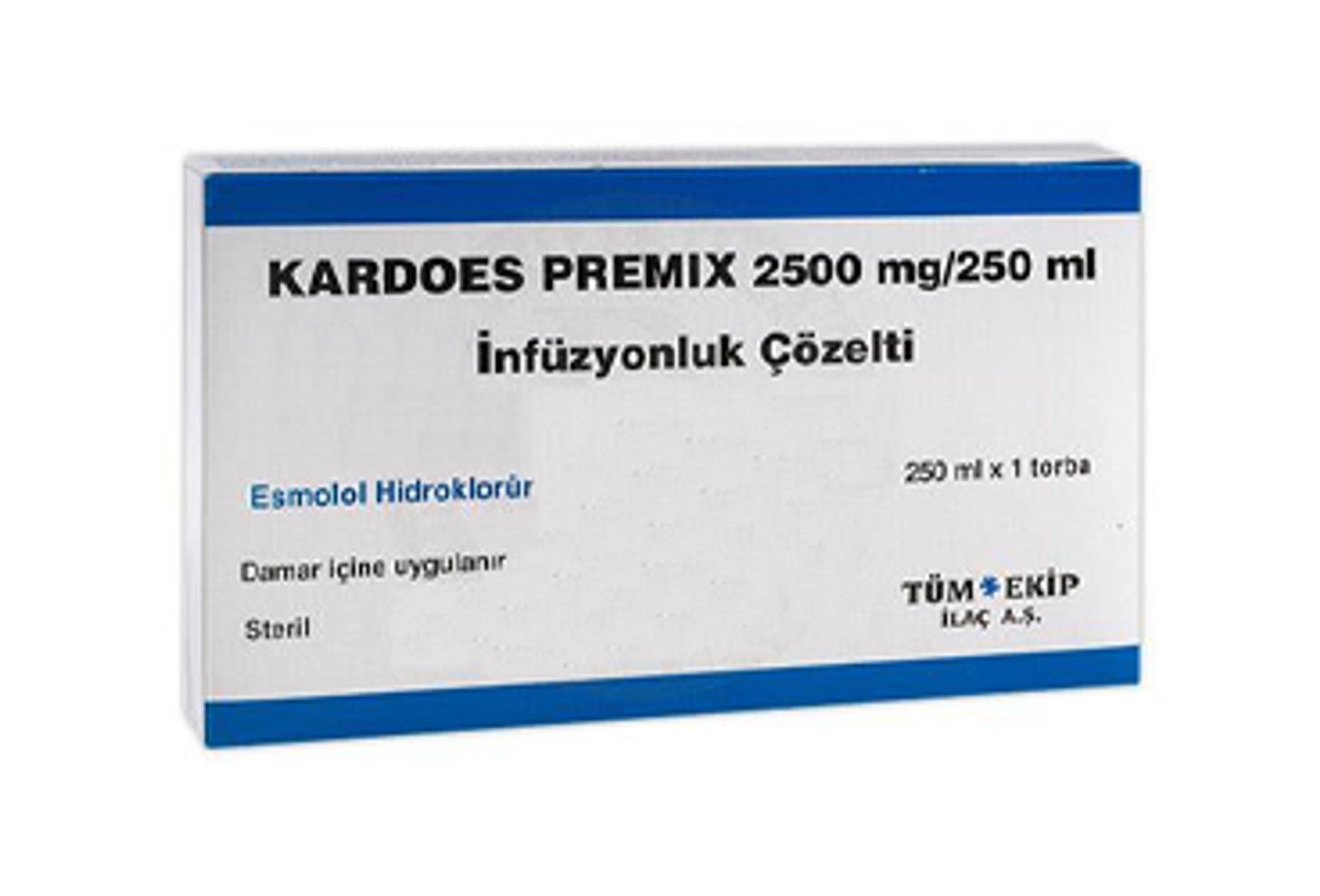 KARDOES PREMIX 2500 MG/250 ML INFUXYONLUK COZELTI KARDOES PREMIX 2500 MG/250 ML INFUXYONLUK COZELTI