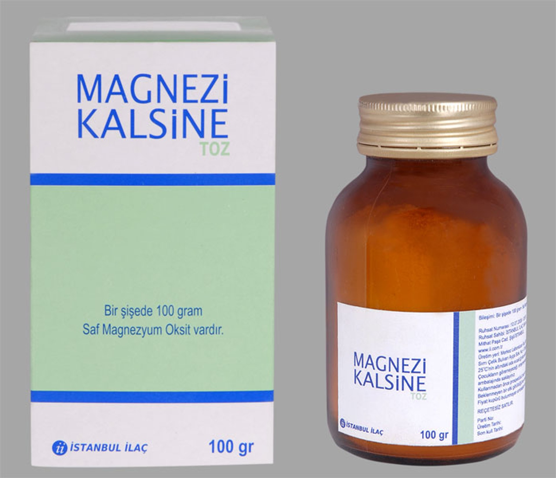 MAGNEZI KALSINE 100 G TOZ