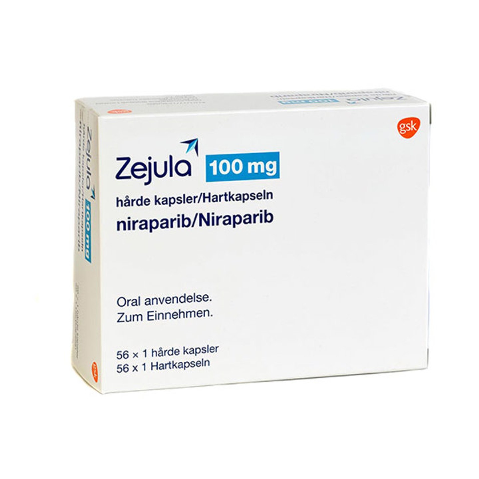 ZEJULA 100 MG FILM KAPLI TABLET (56 ADET) ZEJULA 100 MG FILM KAPLI TABLET (56 ADET)