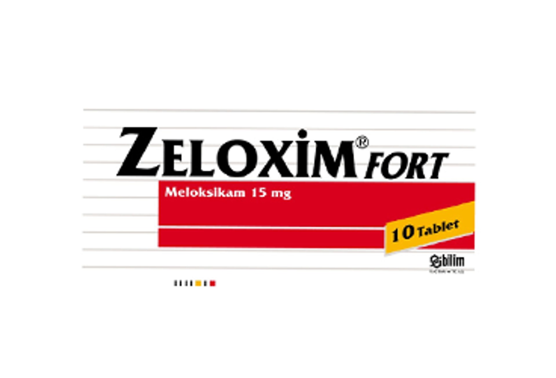 ZELOXIM FORT 15 MG 10 TABLET ZELOXIM FORT 15 MG 10 TABLET