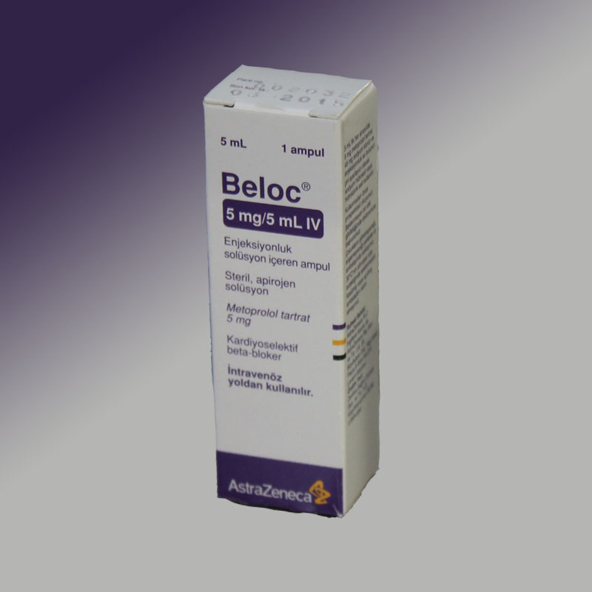 BELOC 5 MG/5 ML IV ENJEKSIYONLUK COZELTI