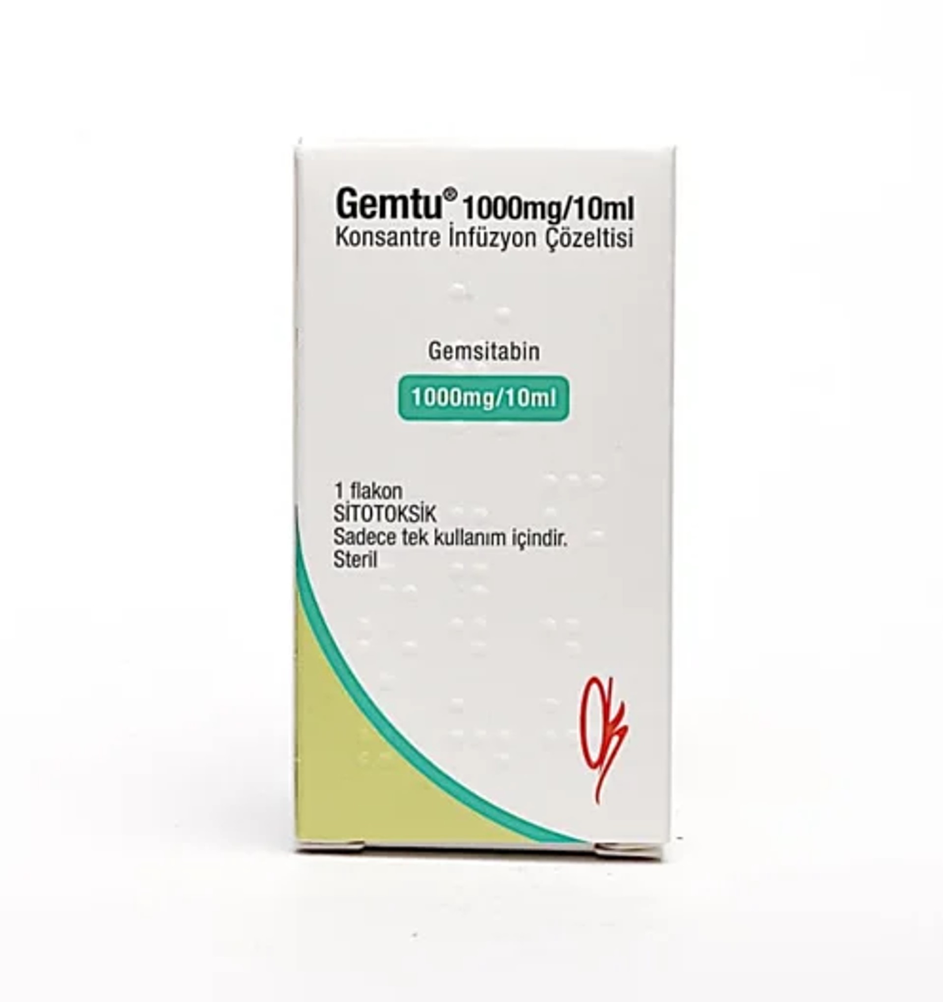 GEMTU 1000 MG/10 ML ENJEKSIYONLUK SOLUSYON 1FLAKON GEMTU 1000 MG/10 ML ENJEKSIYONLUK SOLUSYON 1FLAKON