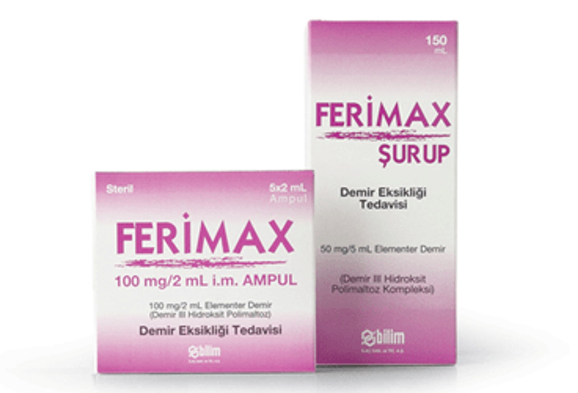 FERIMAX 100 MG/2 ML 5 AMPUL FERIMAX 100 MG/2 ML 5 AMPUL