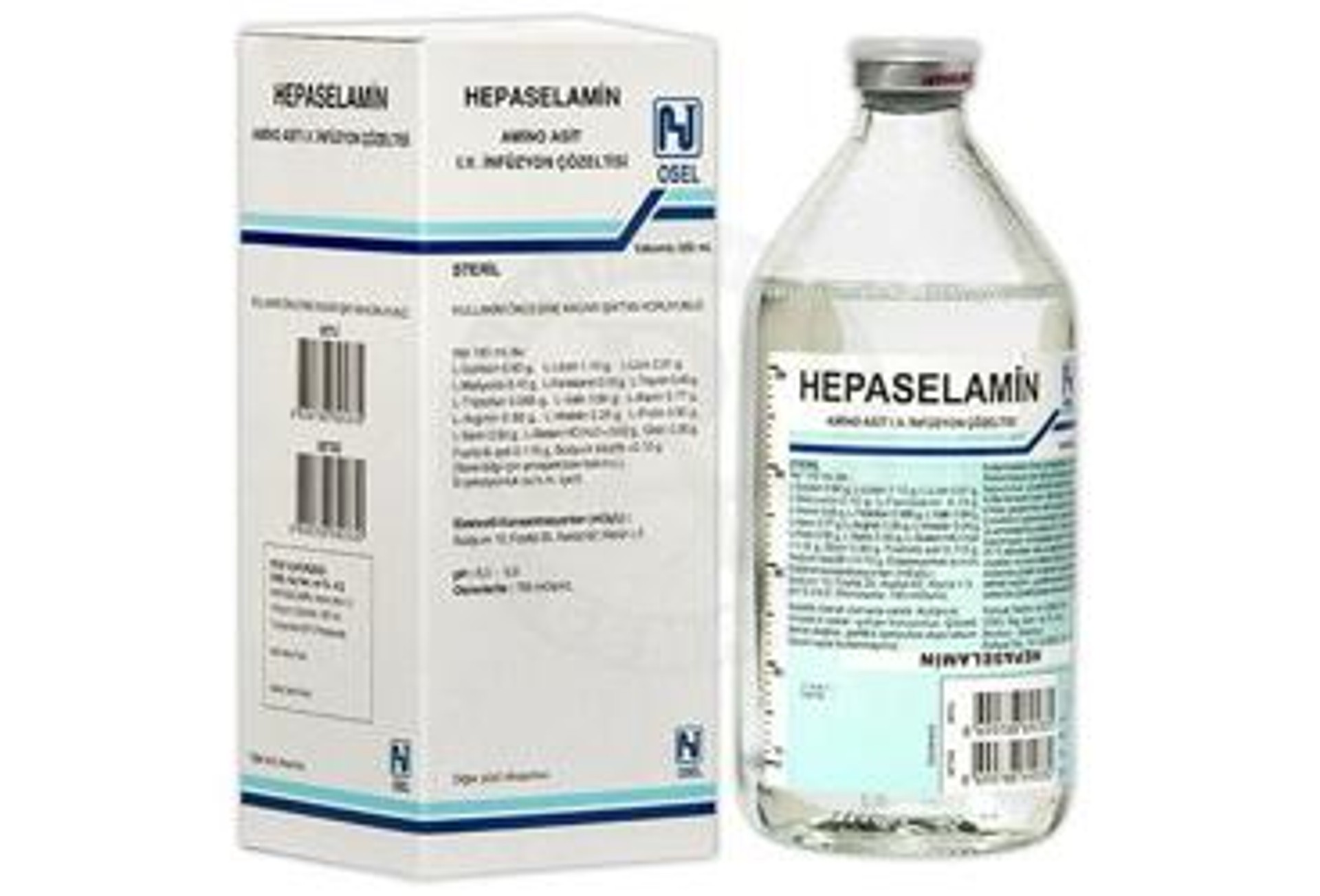 HEPASELAMIN AMINOASIT SOL 500 ML SETLI SISE HEPASELAMIN AMINOASIT SOL 500 ML SETLI SISE