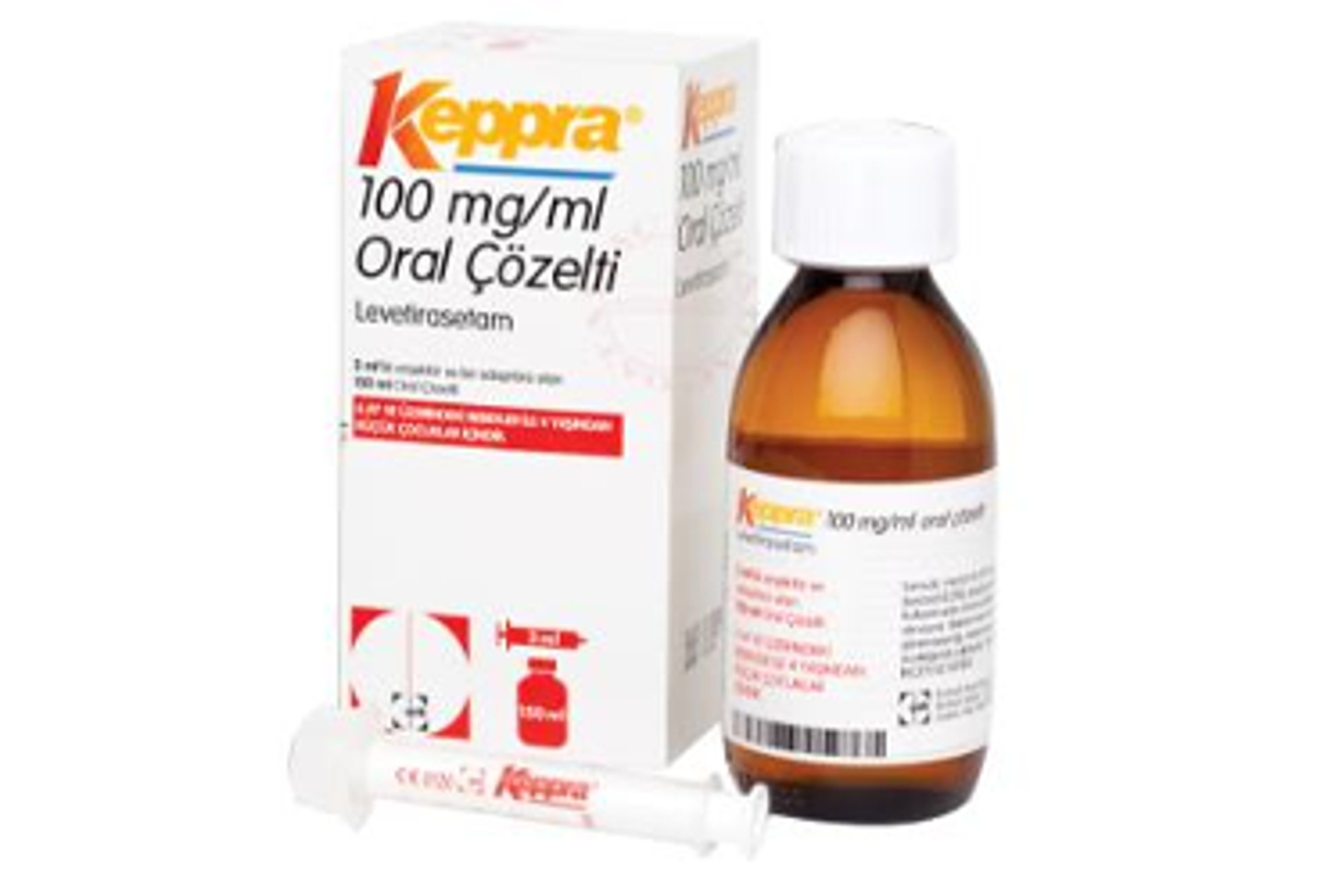KEPPRA 100 MG/ML ORAL COZELTI 150 ML + 1 ML ENJEKTOR KEPPRA 100 MG/ML ORAL COZELTI 150 ML + 1 ML ENJEKTOR