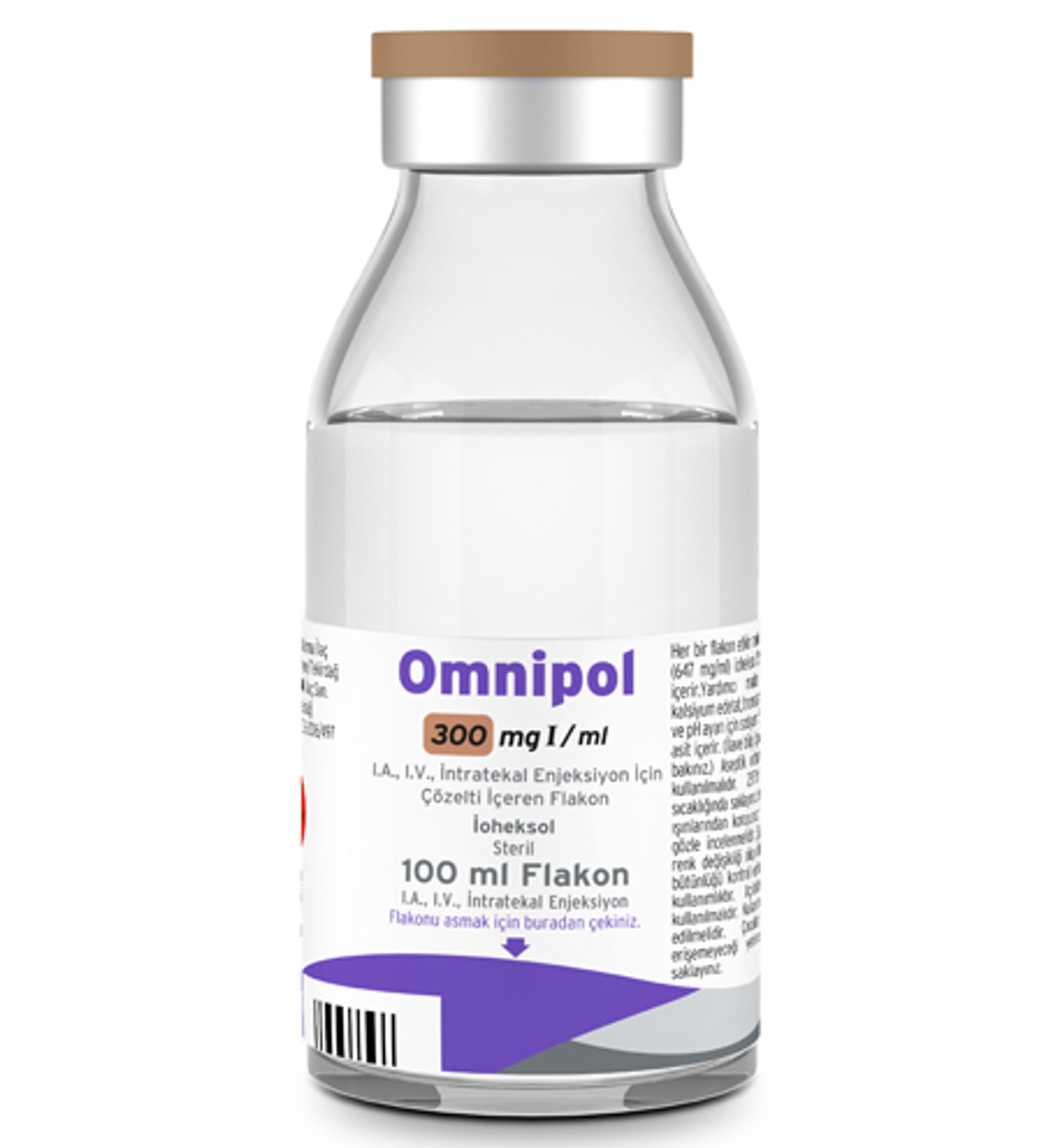 OMNIPOL 300 MG/ML IA,IV INTRATEKAL ENJ. ICIN COZELTI ICEREN FLAKON 100 ML