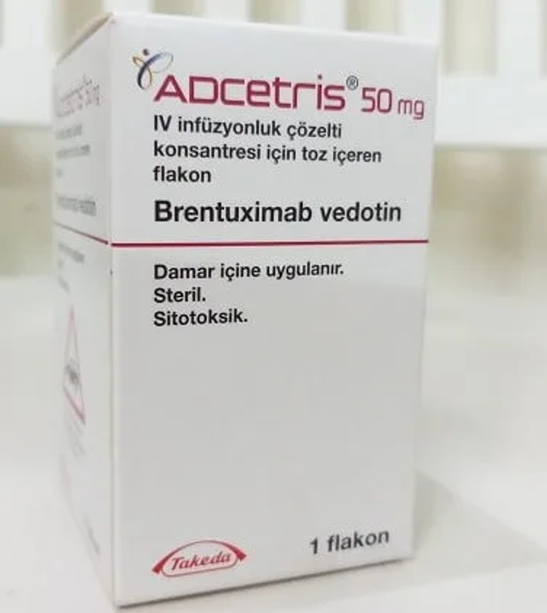 ADCETRIS 50 MG IV INFUZYONLUK COZELTI KONSANTRESI ICEREN FLAKON (1 FLAKON) ADCETRIS 50 MG IV INFUZYONLUK COZELTI KONSANTRESI ICEREN FLAKON (1 FLAKON)