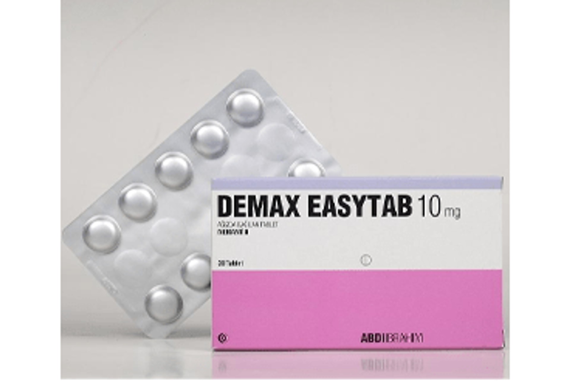 DEMAX EASYTAB 10 MG 100 AGIZDA DAGILAN TABLET DEMAX EASYTAB 10 MG 100 AGIZDA DAGILAN TABLET