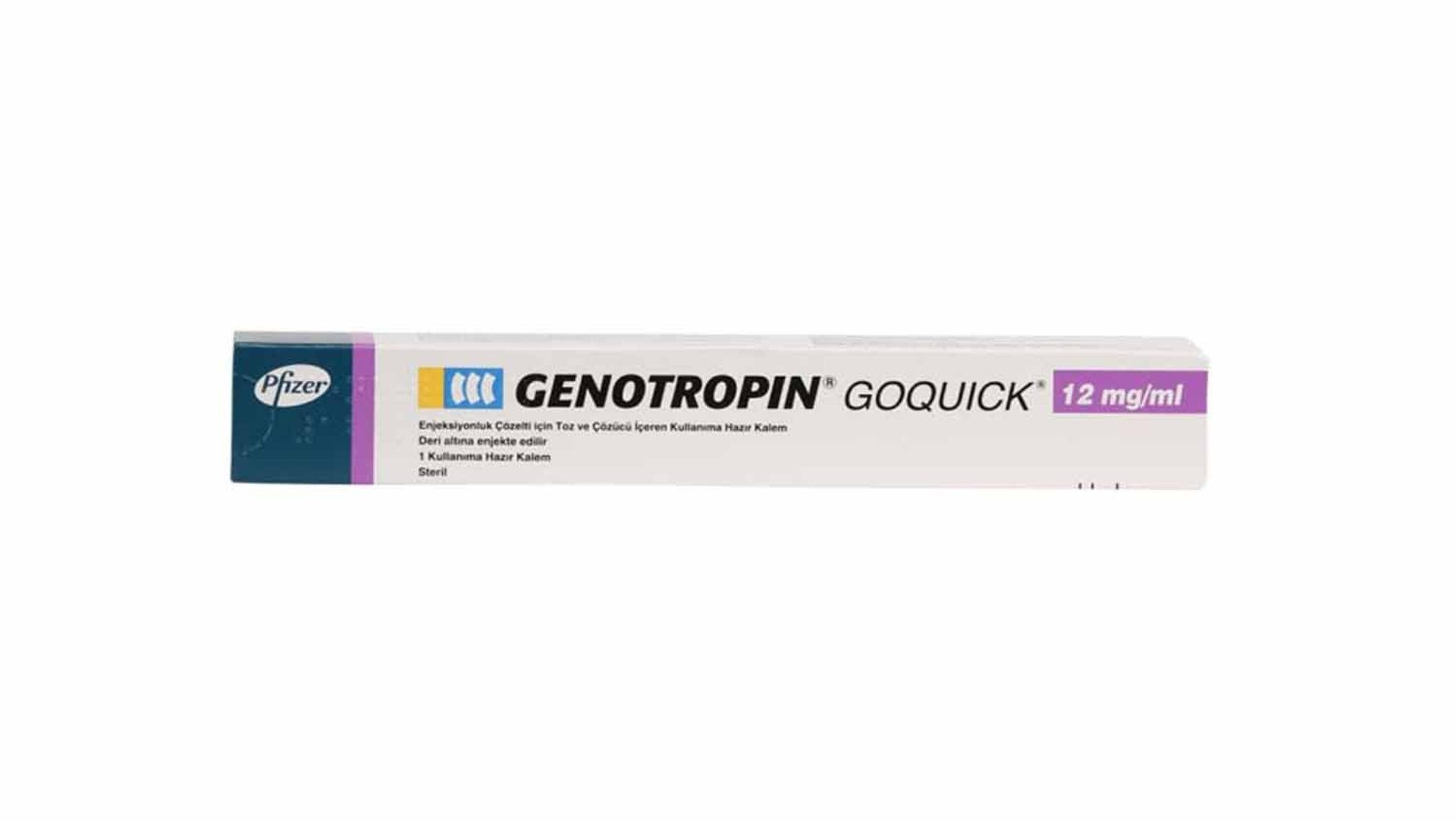 GENOTROPIN GOQUICK 12 MG/ML ENJEKSIYONLUK COZELTI ICIN TOZ VE COZUCU ICEREN KULLANIMA HAZIR KALEM