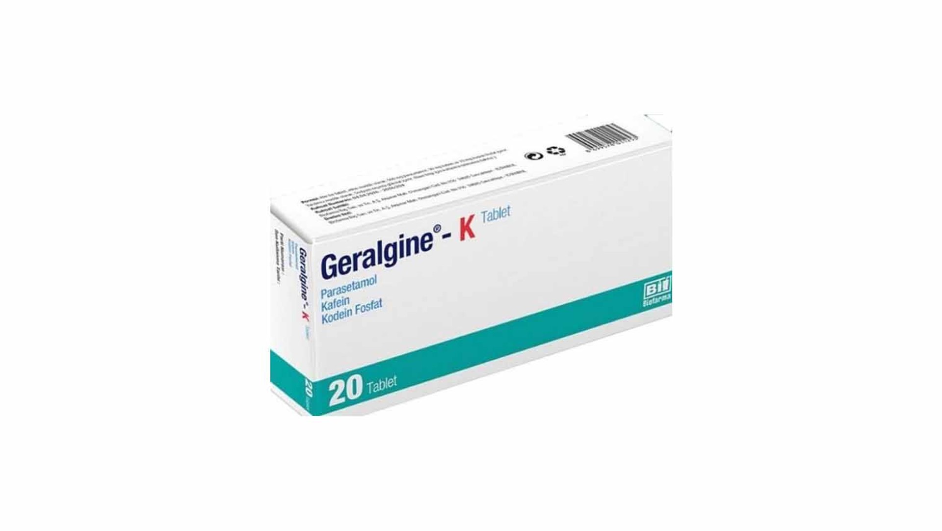 GERALGINE-K 500MG/30 MG/10 MG 20 TABLET GERALGINE-K 500MG/30 MG/10 MG 20 TABLET