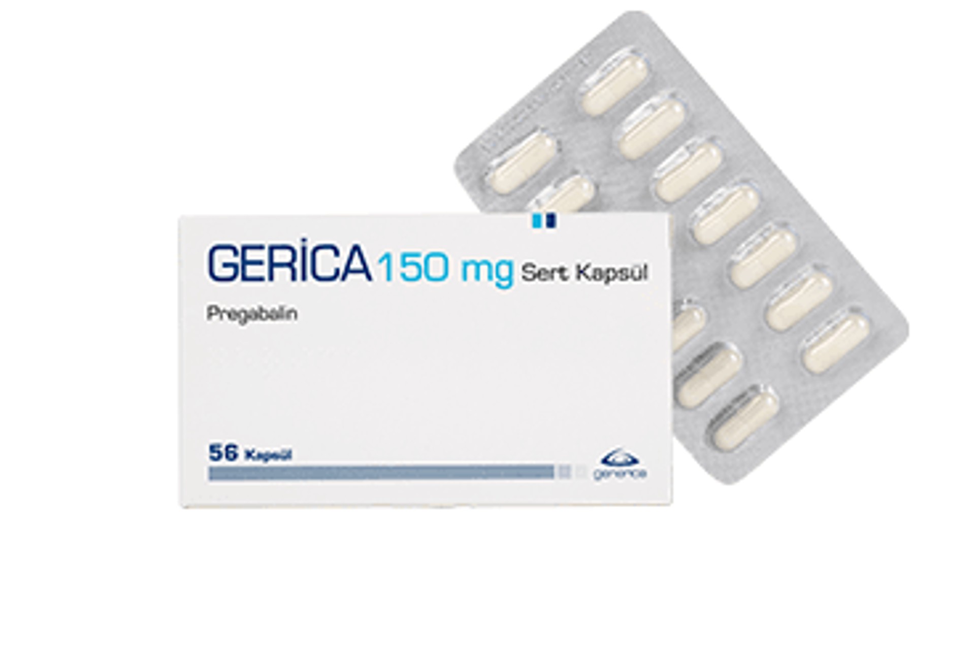 GERICA 150 MG 56 SERT KAPSUL GERICA 150 MG 56 SERT KAPSUL
