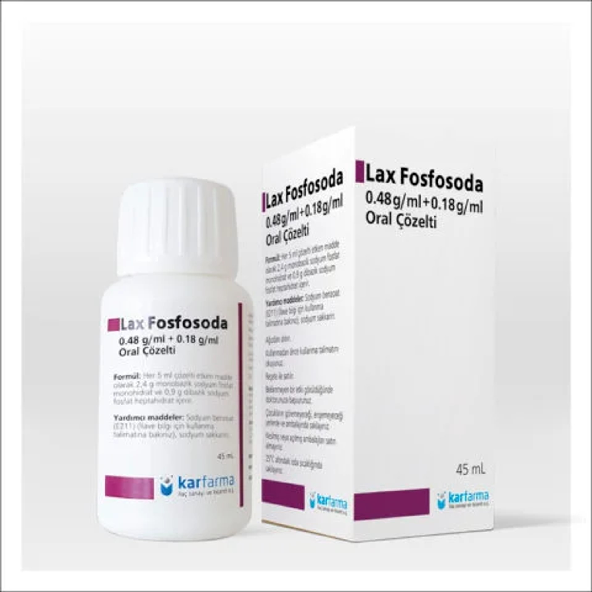 LAX FOSFOSODA 0.48 G/ML + 0.18 G/ML ORAL COZELTI (45 ML)