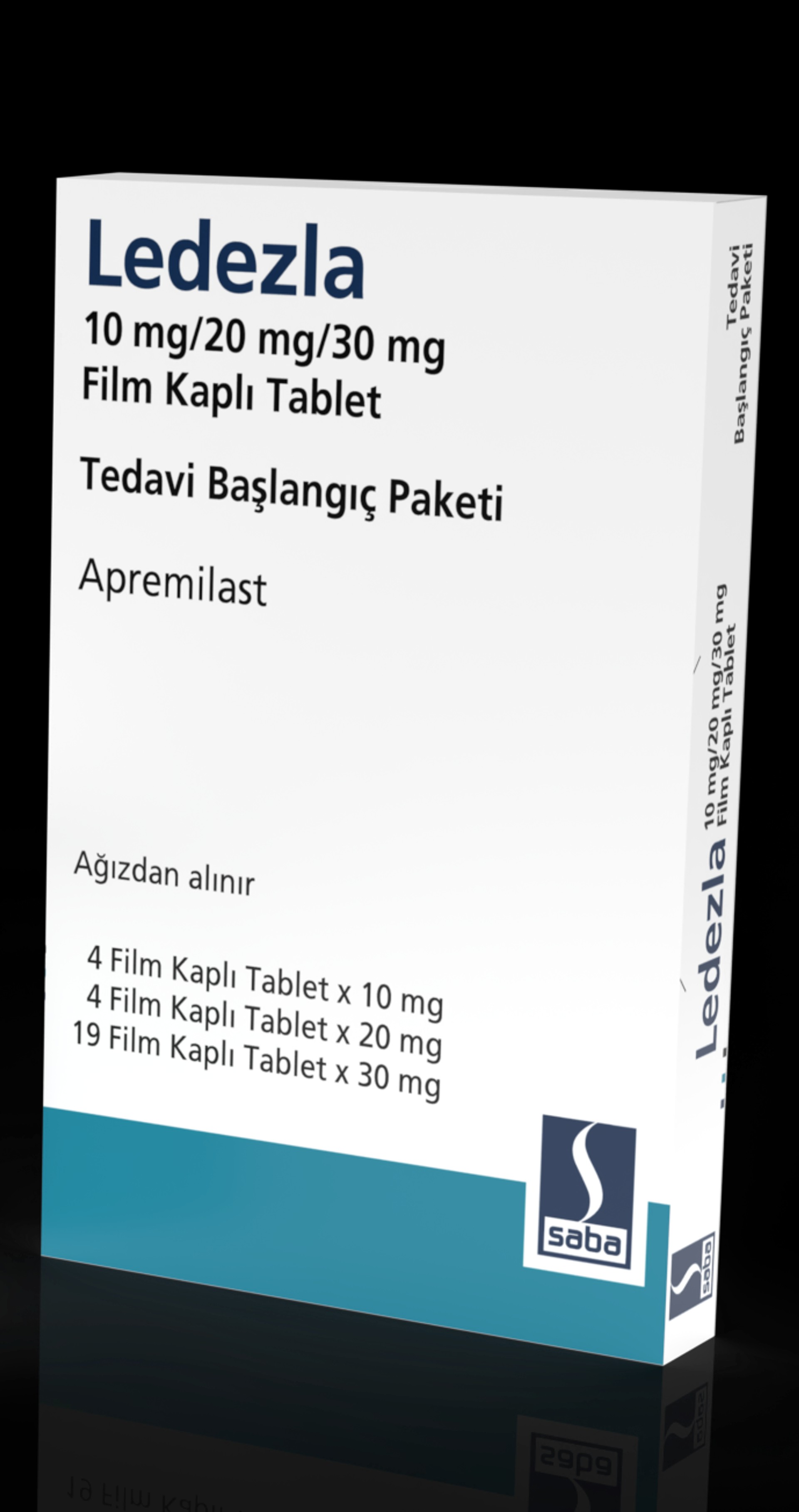 LEDEZLA 10 MG/ 20 MG/ 30 MG FILM KAPLI TABLET TEDAVI BASLANGIC PAKETI
