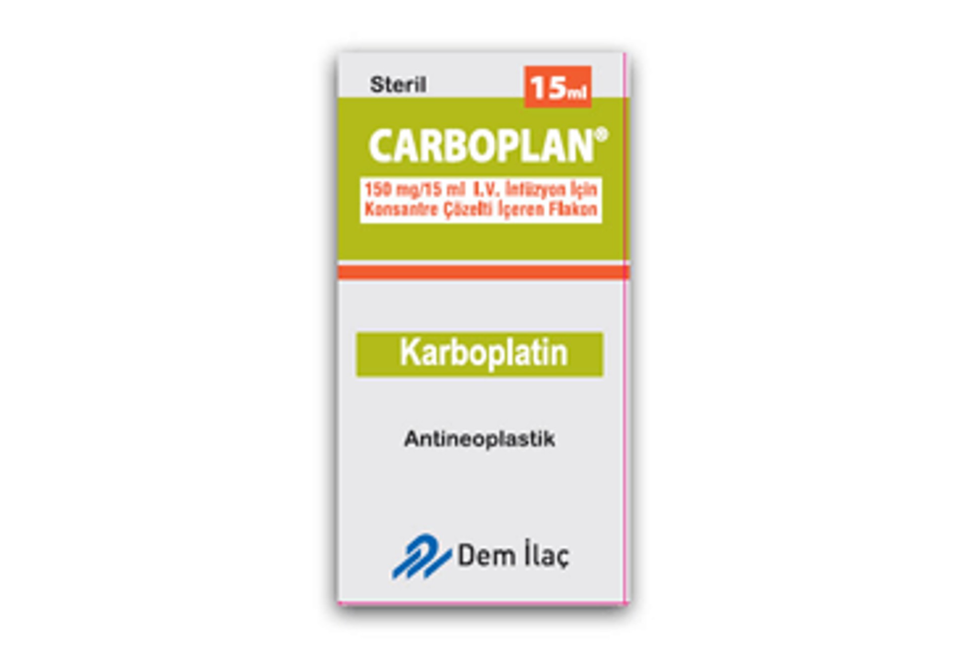 CARBOPLAN 150 MG/15ML INFUZYON ICIN ENJEKSIYONLUK COZELTI (1 FLAKON)