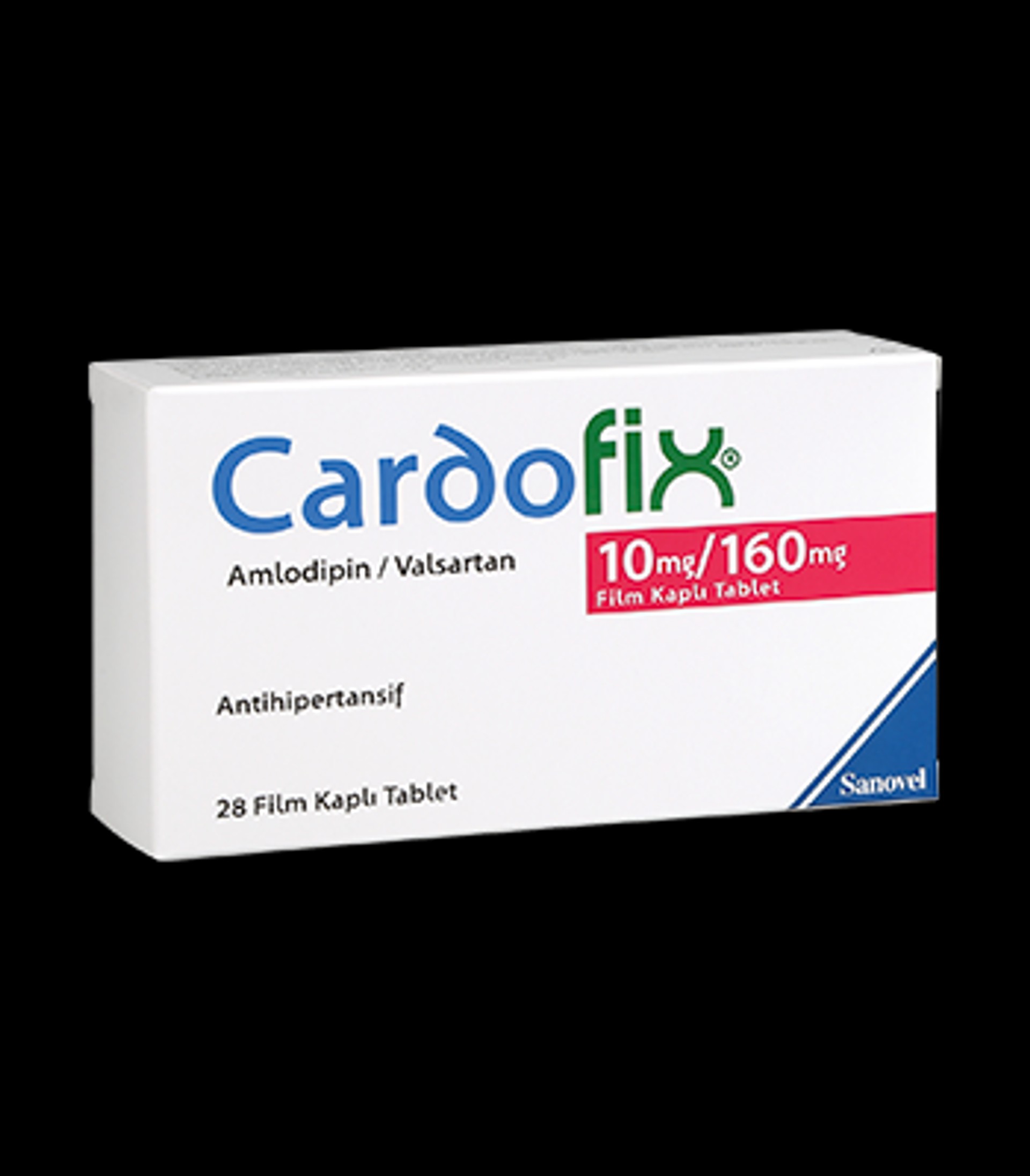 CARDOFIX 10 MG/160 MG 28 FILM KAPLI TABLET
