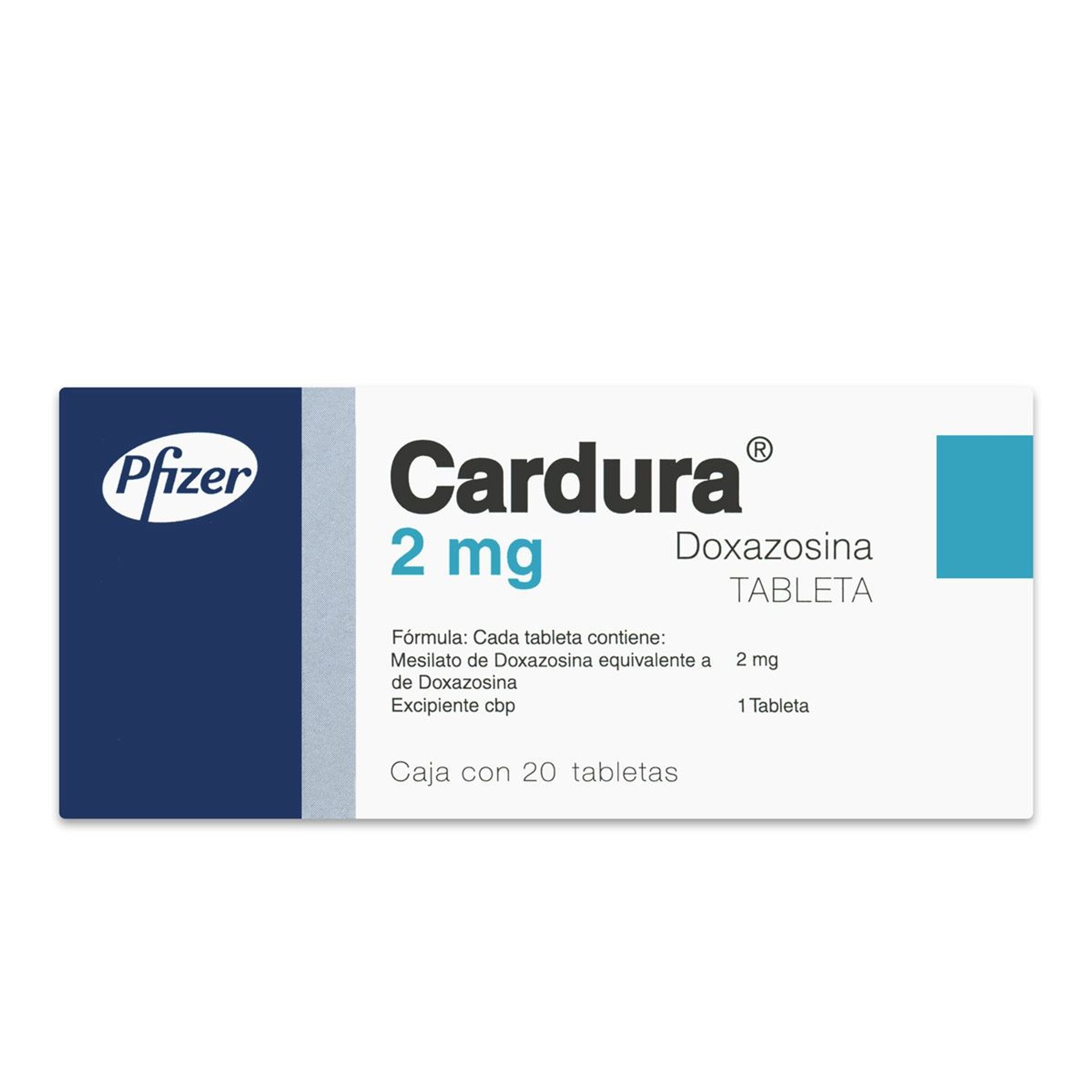 CARDURA 2 MG 20 TABLET