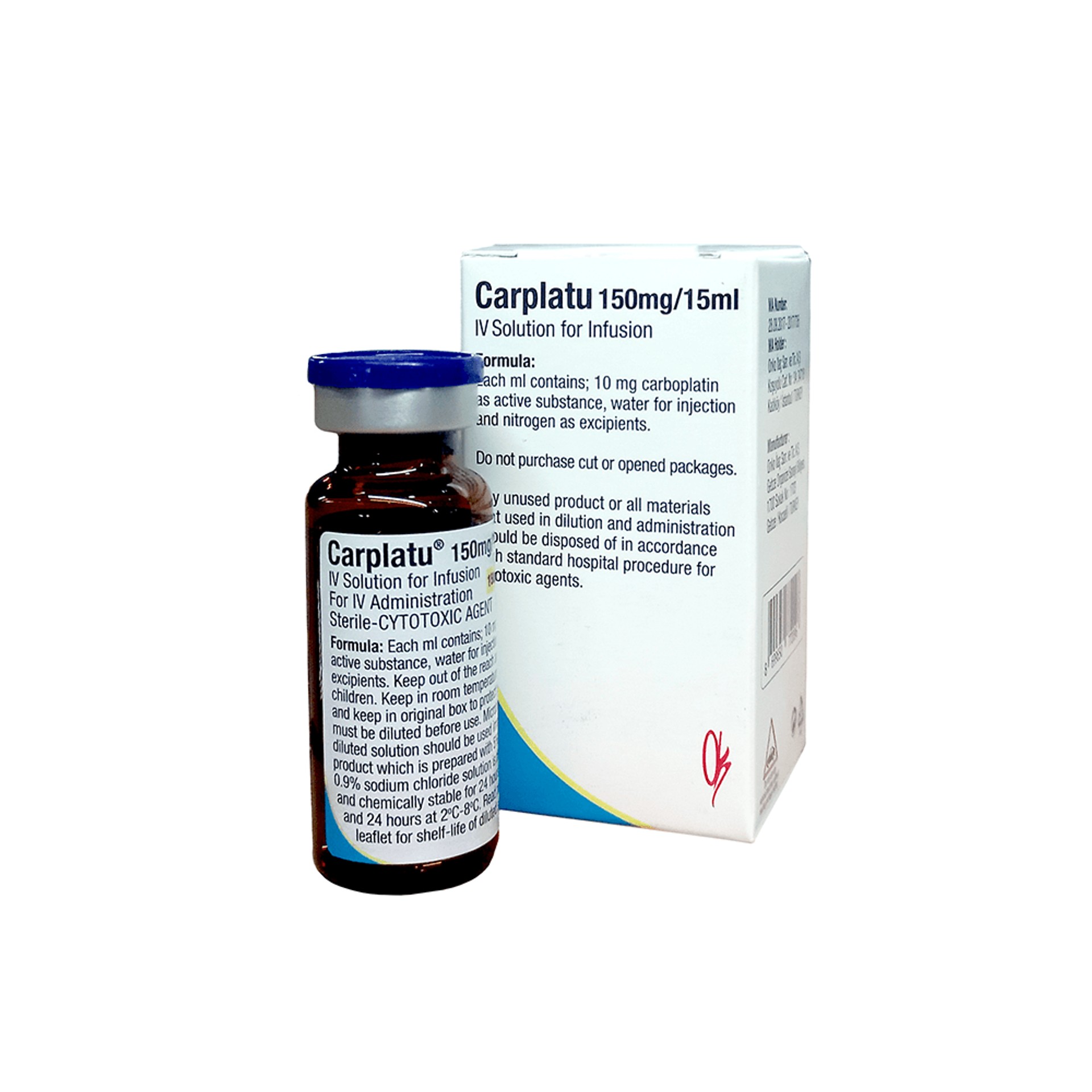 CARPLATU 150 MG/15 ML INFUZYON COZELTISI ICEREN FLAKON CARPLATU 150 MG/15 ML INFUZYON COZELTISI ICEREN FLAKON