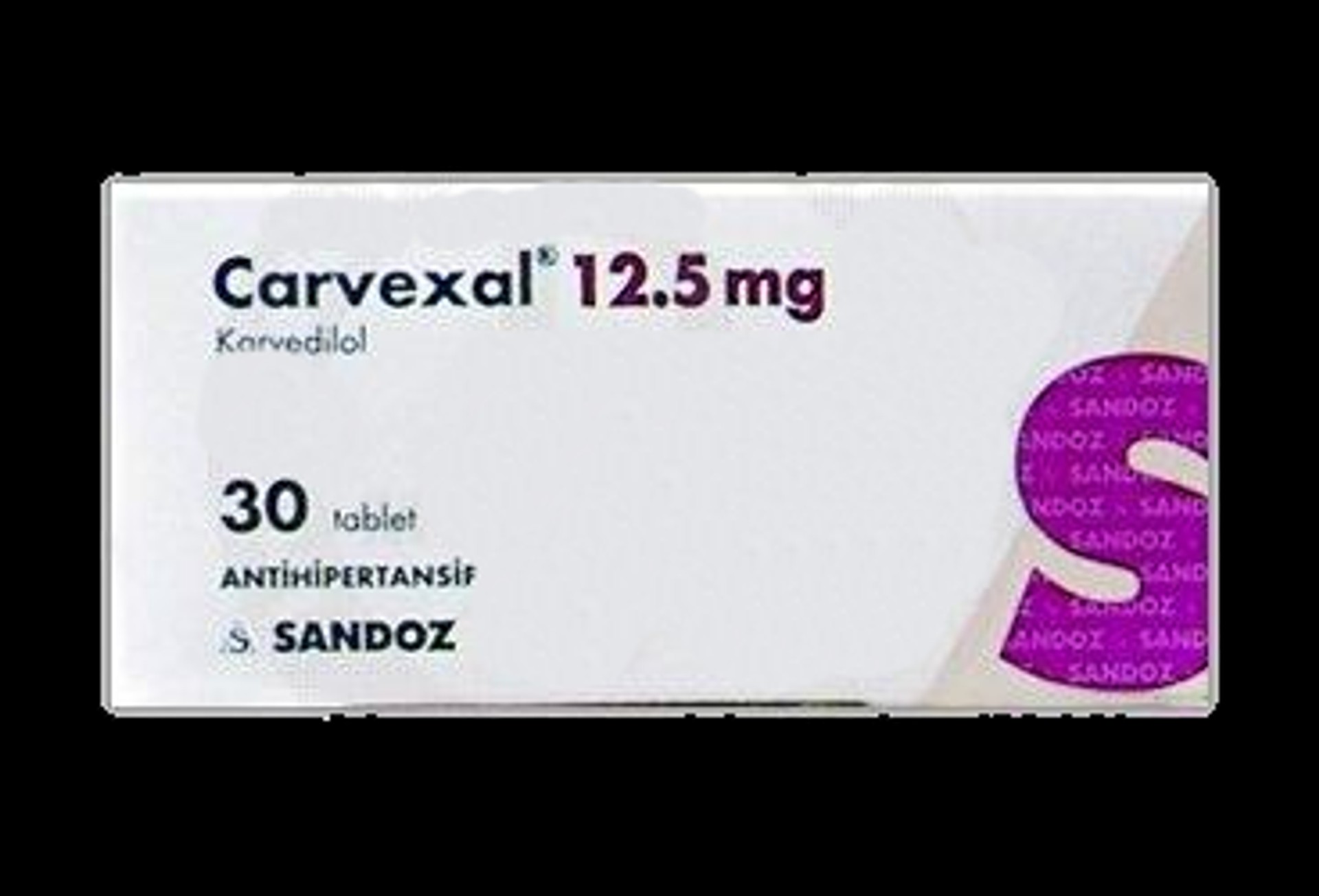 CARVEXAL 12,5 MG 30 TABLET