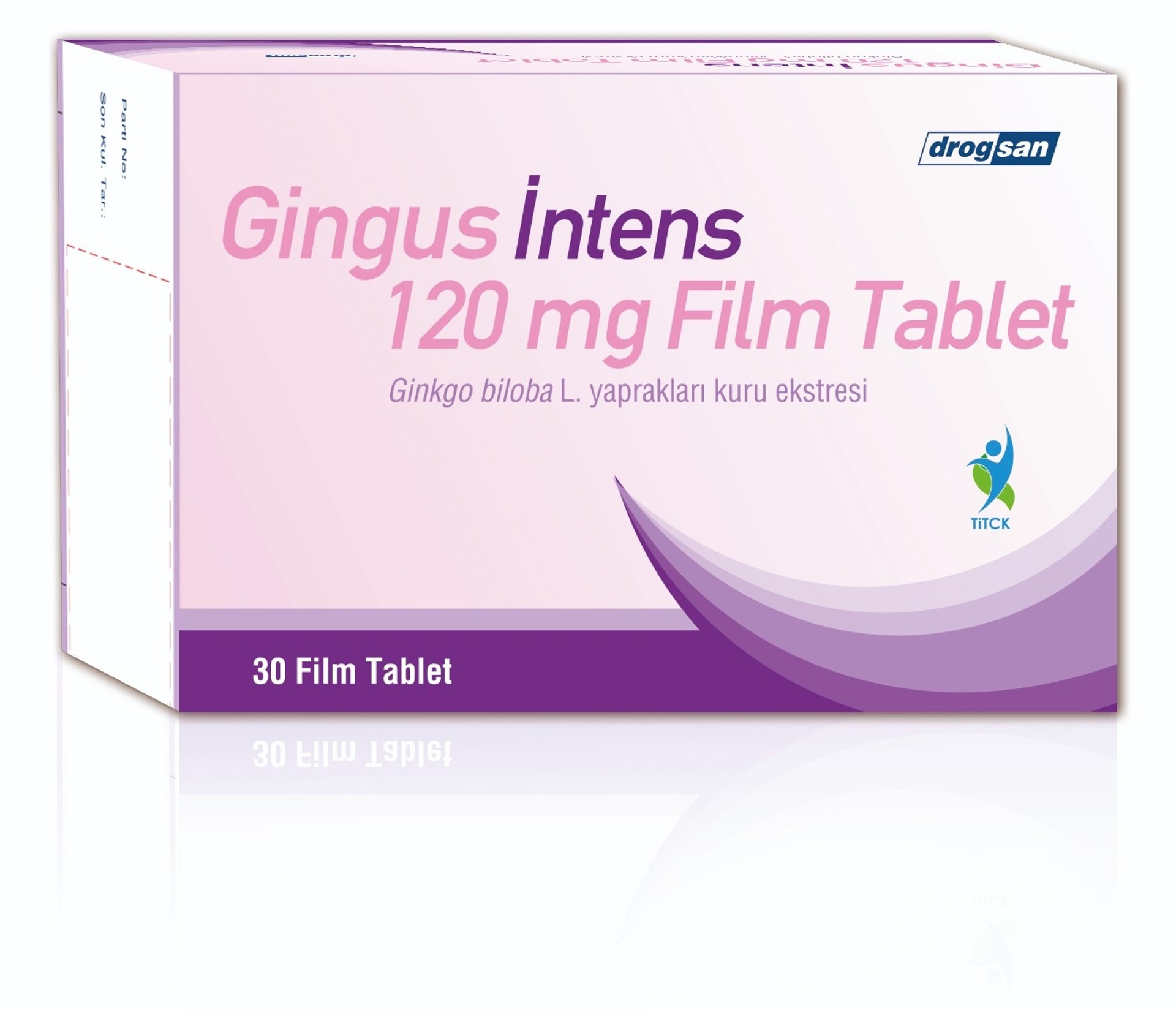 GINGUS INTENS 120 MG 30 FILM TABLET