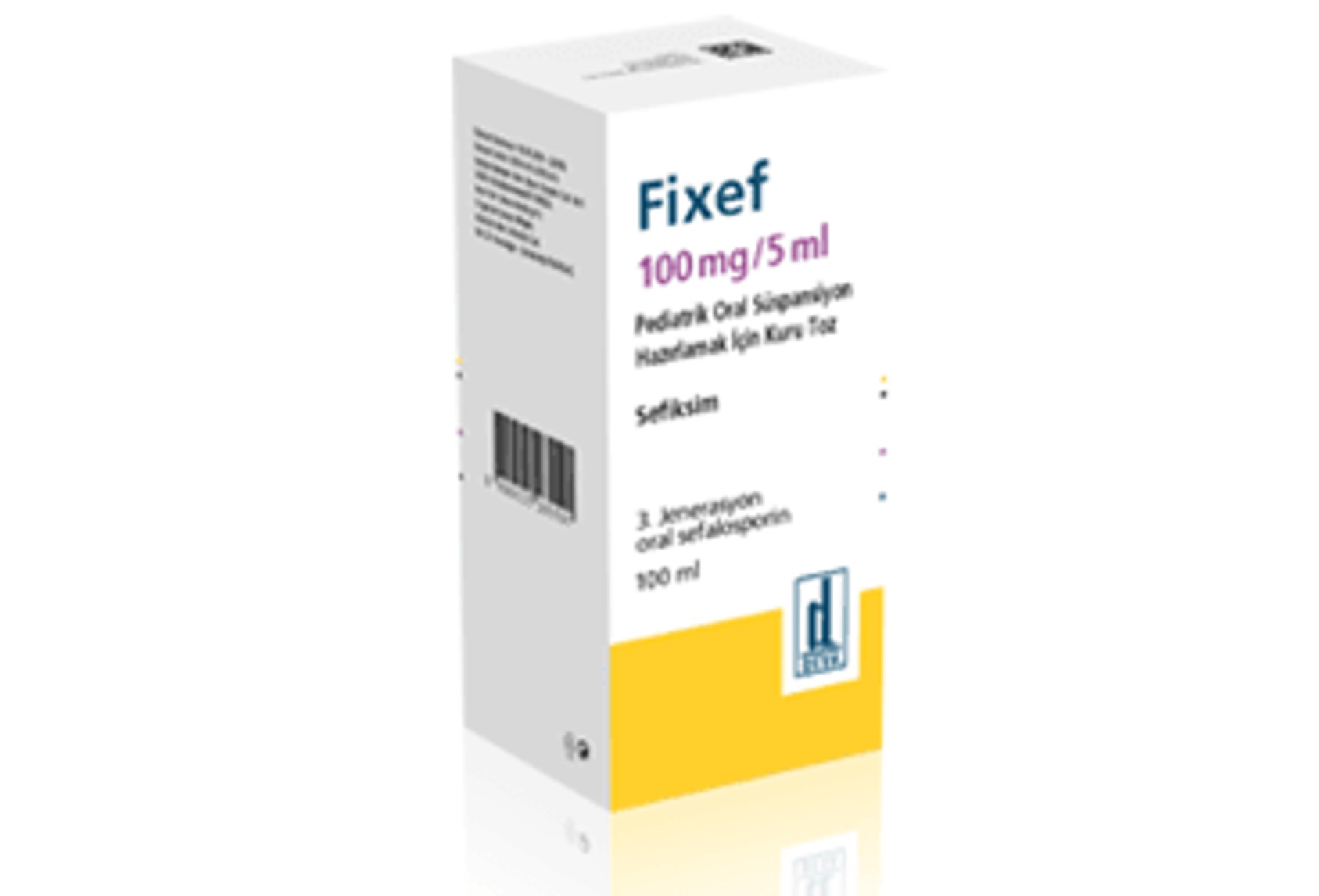 FIXEF 100 MG/5 ML PEDIATRIK ORAL SUSPANSIYON HAZIRLAMAK ICIN KURU TOZ (100 ML)