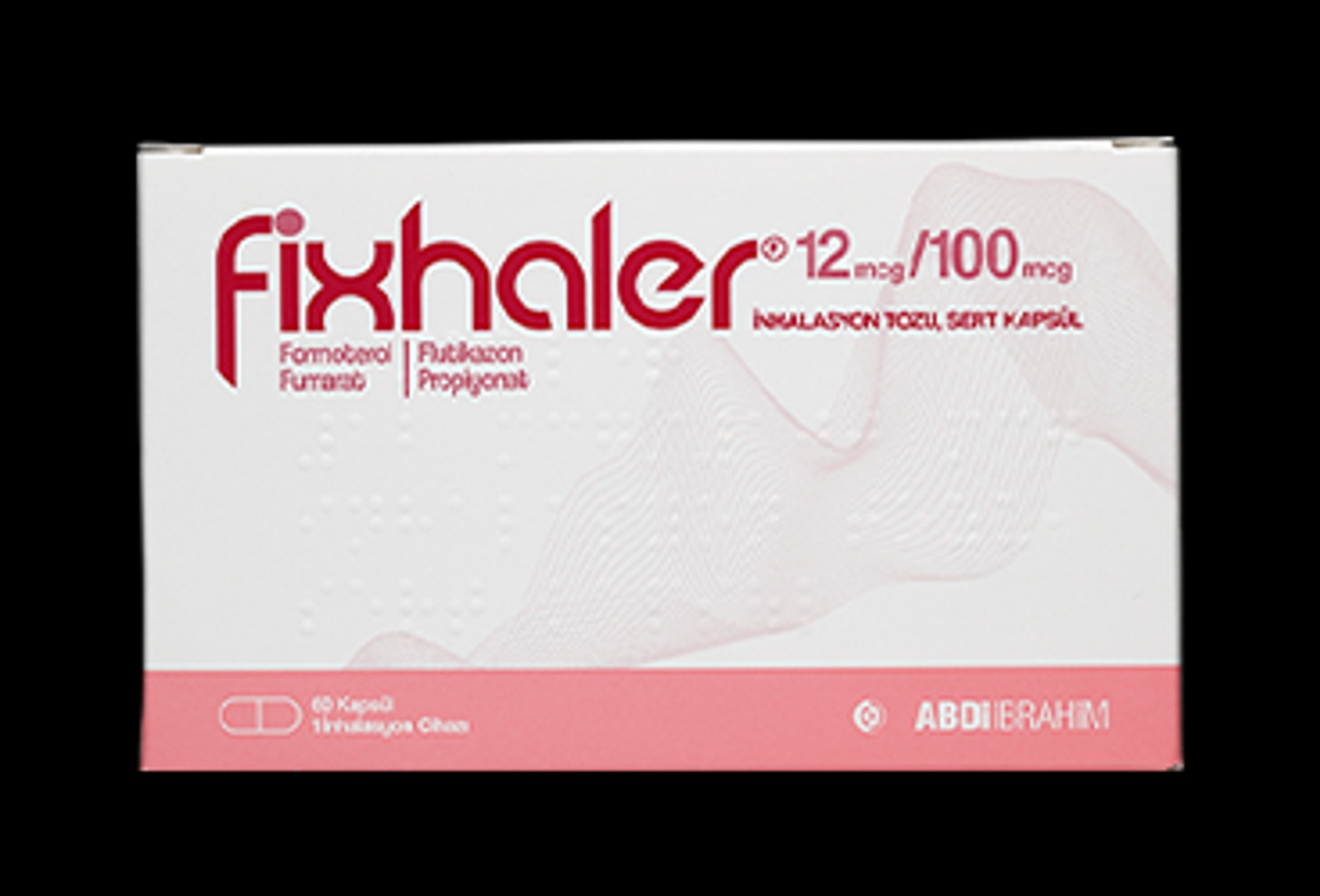 FIXHALER 12 MCG/100 MCG INHALASYON TOZU, SERT KAPSUL (60 KAPSUL)