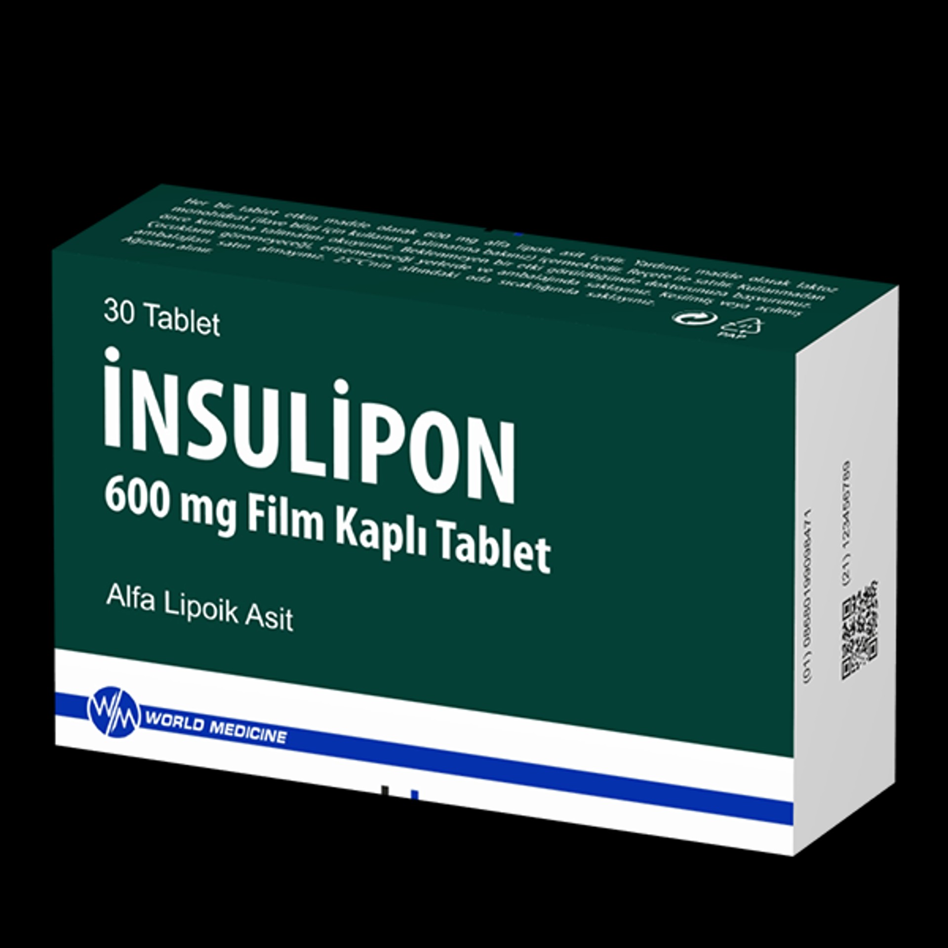 INSULIPON 600 MG FILM KAPLI TABLET (30 TABLET)