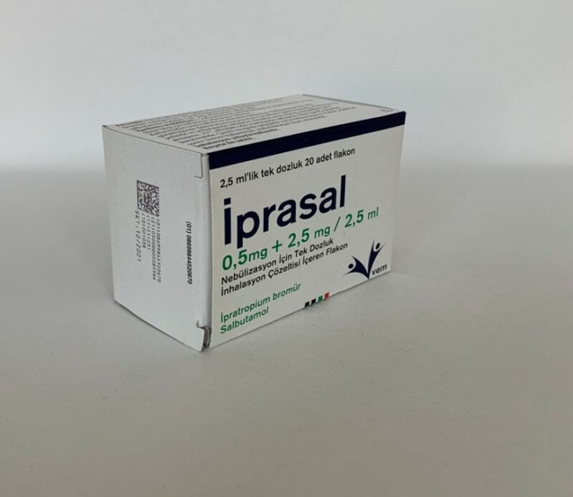 IPRASAL 0.5+2.5 MG/2.5 ML NEBULIZASYON ICIN TEK DOZLUK INHALASYON COZELTISI ICEREN FLAKON IPRASAL 0.5+2.5 MG/2.5 ML NEBULIZASYON ICIN TEK DOZLUK INHALASYON COZELTISI ICEREN FLAKON