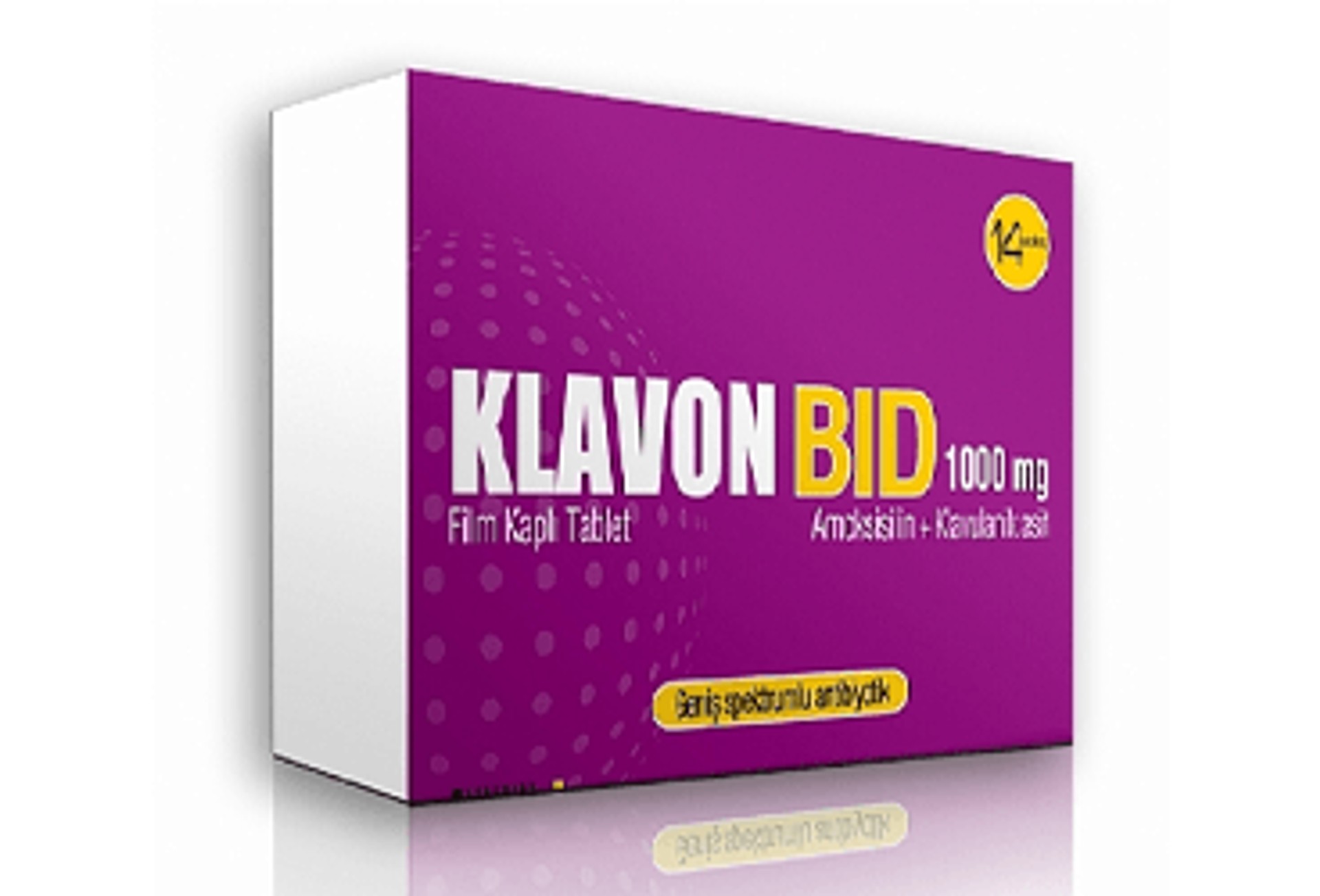 KLAVON BID 1000 MG 10 FILM KAPLI TABLET