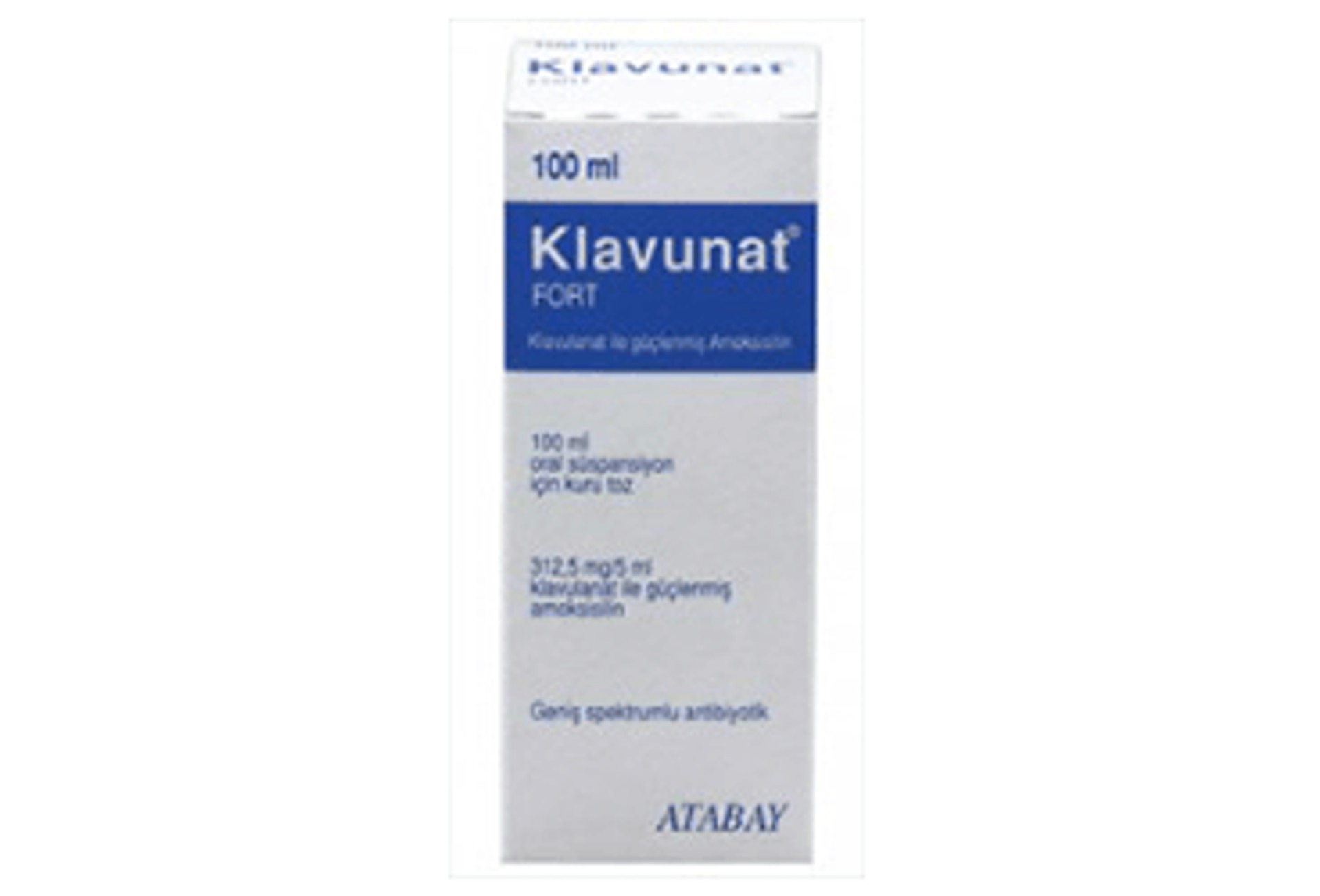 KLAVUNAT FORT 100 ML SÜSPANSİYON KLAVUNAT FORT 100 ML SÜSPANSİYON