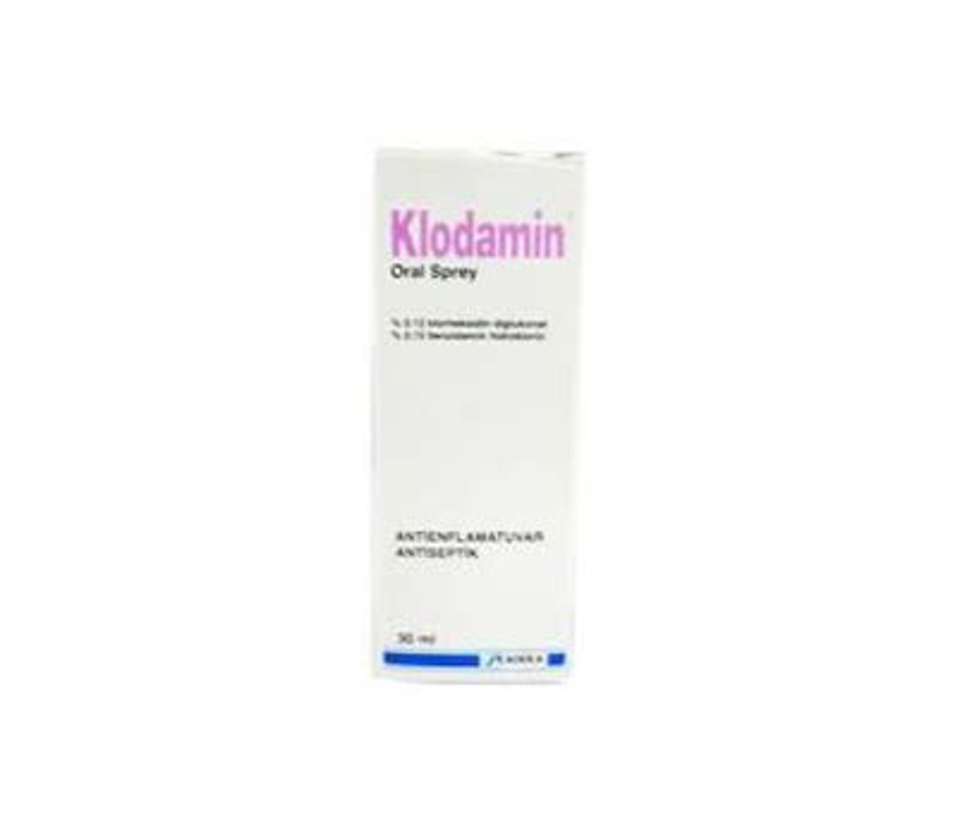 KLODAMIN %0,12/%0,15 ORAL SPREY, COZELTI (30 ML)