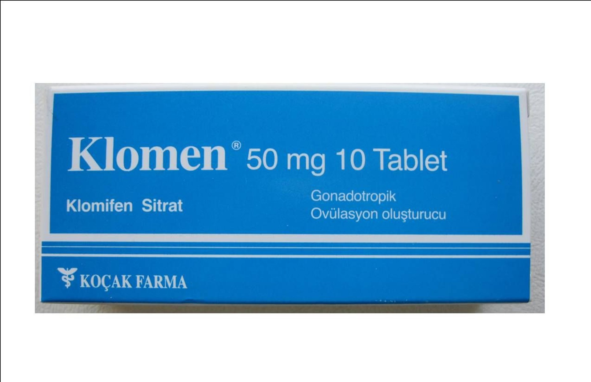 KLOMEN 50 MG 10 TABLET