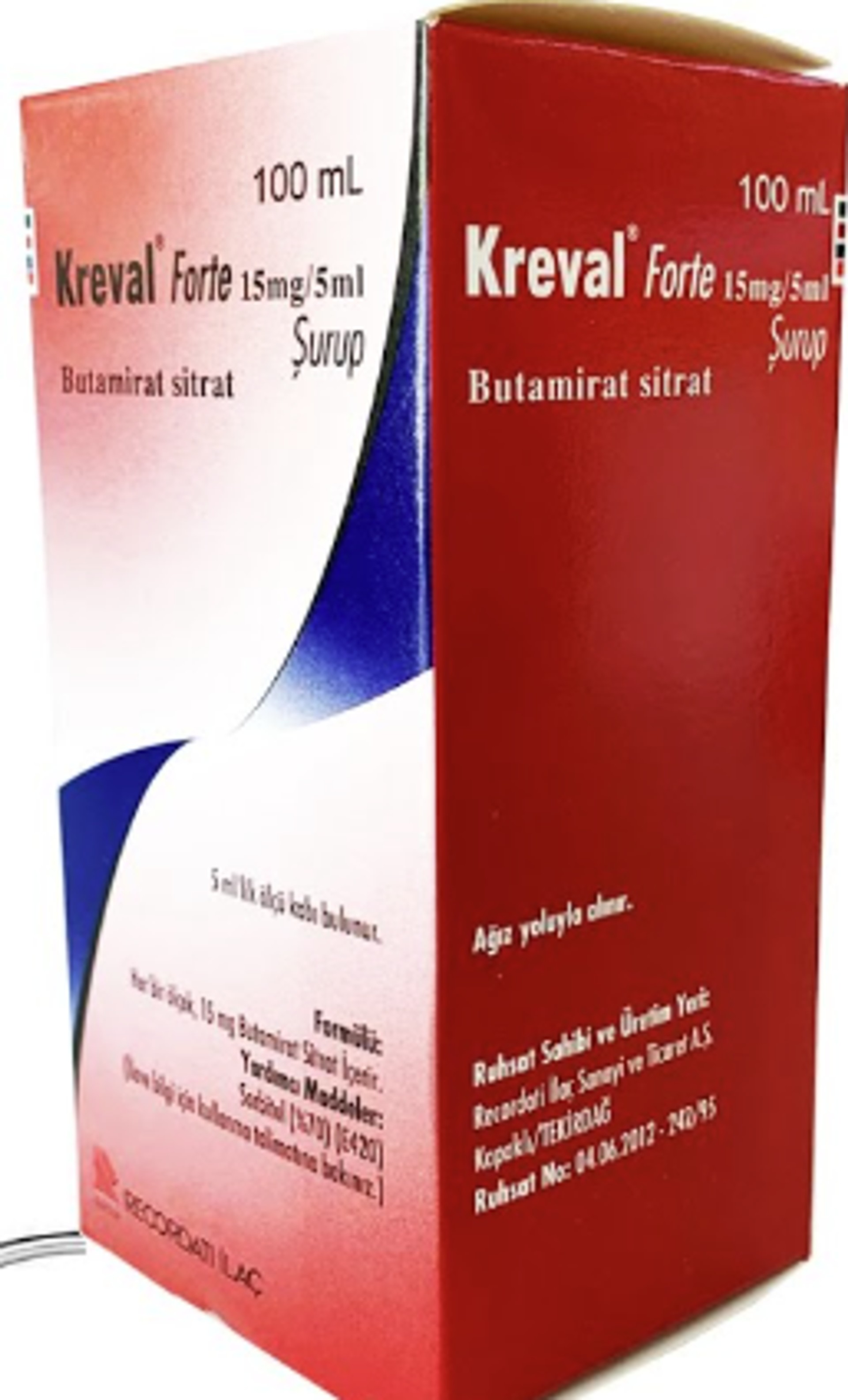 KREVAL FORTE 15 MG/5 ML SURUP 100 ML