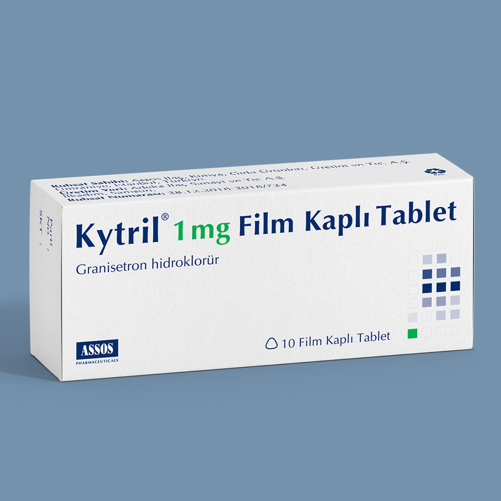 KYTRIL 1 MG 10 TABLET