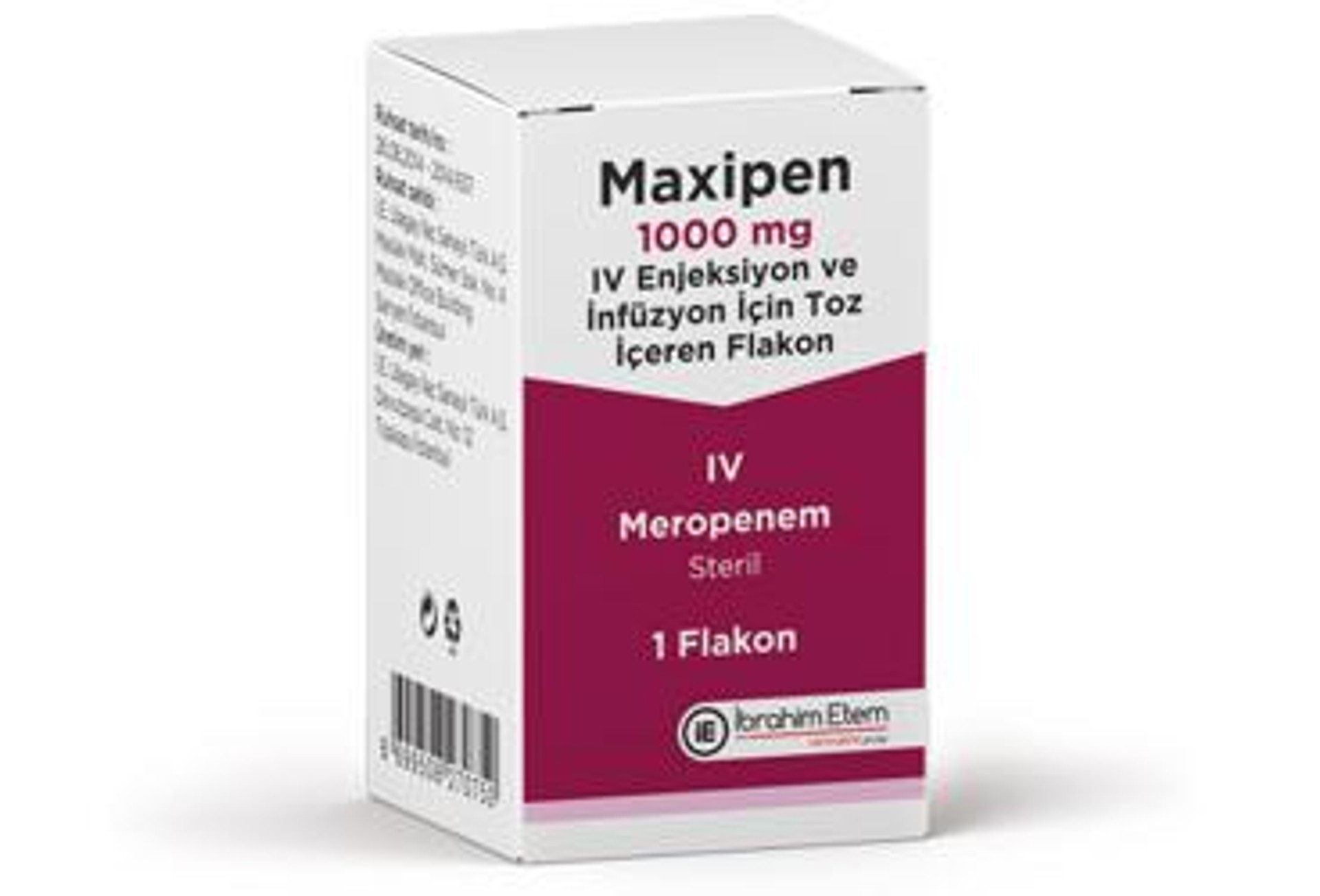 MAXIPEN 1000 MG IV ENJEKSIYON VE INFUZYON ICIN TOZ ICEREN 1 FLAKON