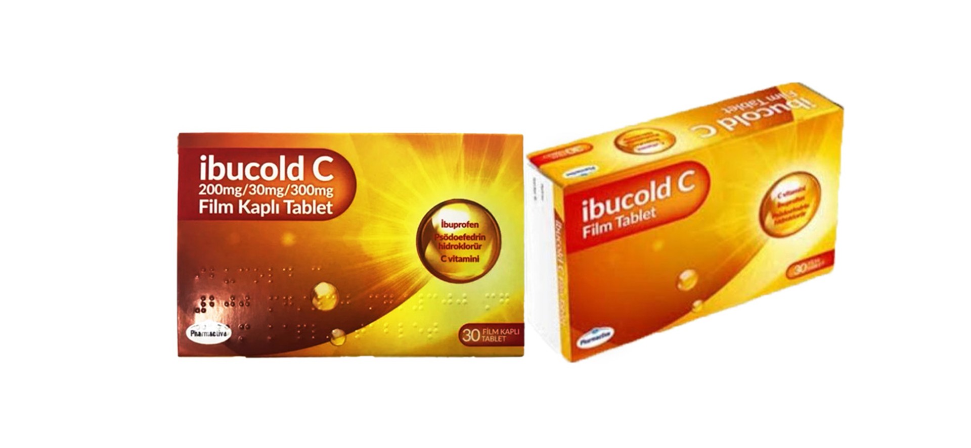 IBUCOLD C 200 MG/30 MG/300 MG FILM KAPLI TABLET (24 FILM KAPLI TABLET)