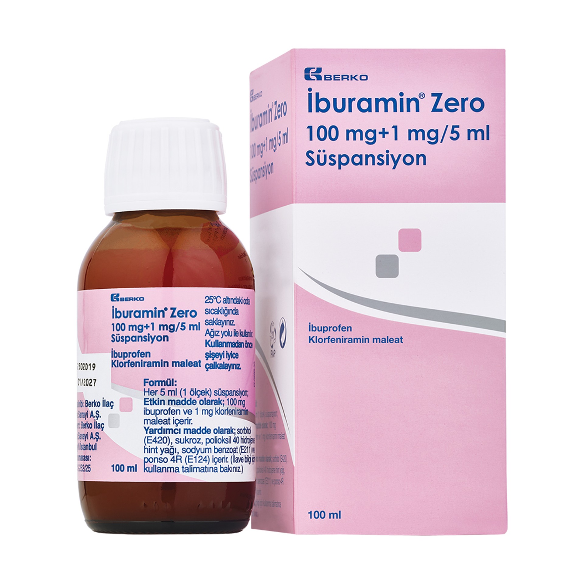IBURAMIN ZERO 100 ML SUSPANSIYON