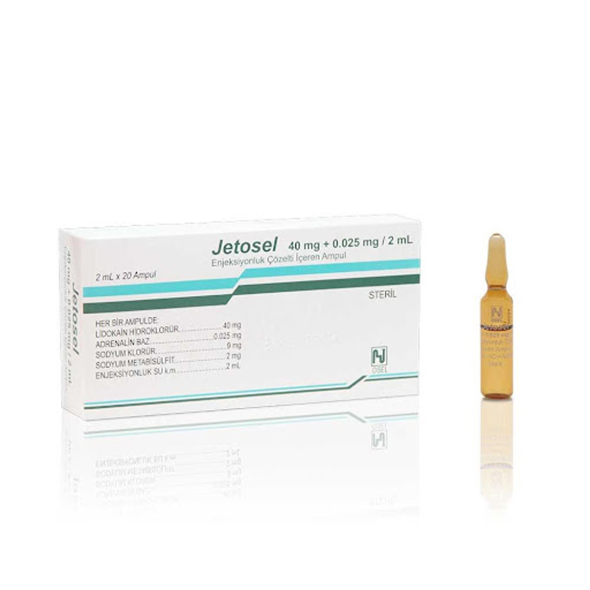 JETOSEL 2 ML 20 AMPUL
