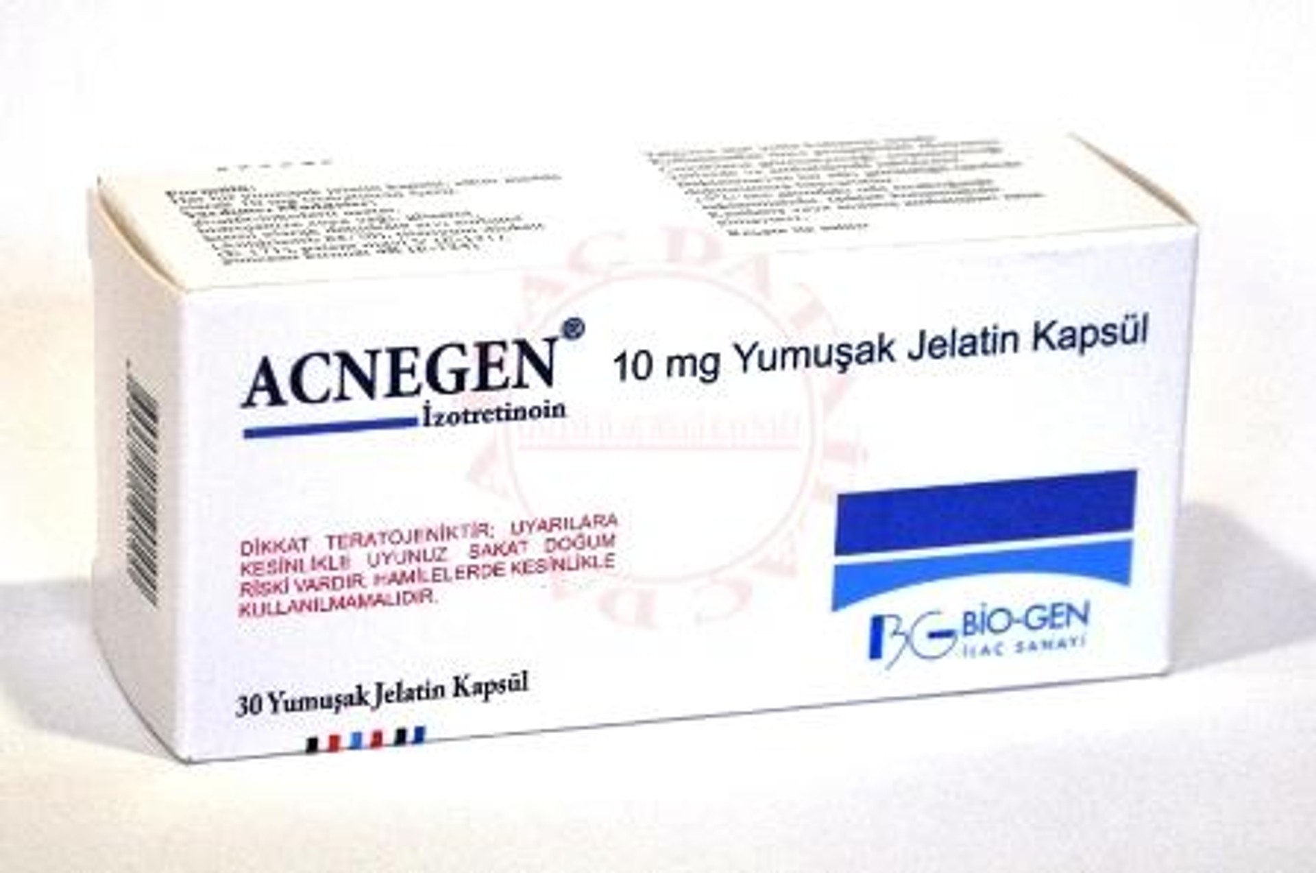 ACNEGEN 10 MG 30 YUMUSAK JELATIN KAPSUL