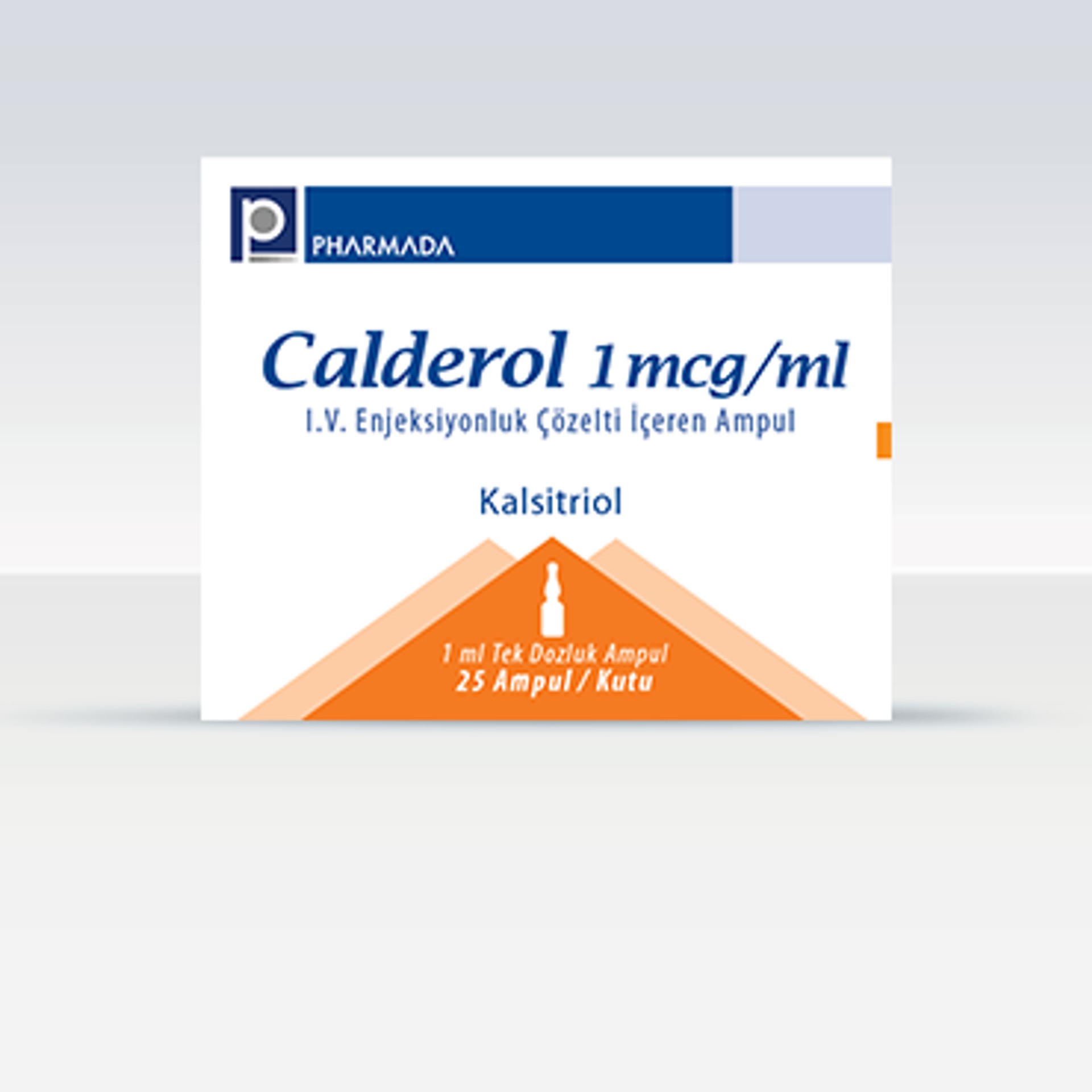 CALDEROL 1 MCG/ML I.V. ENJEKSIYONLUK COZELTI ICEREN 25 AMPUL