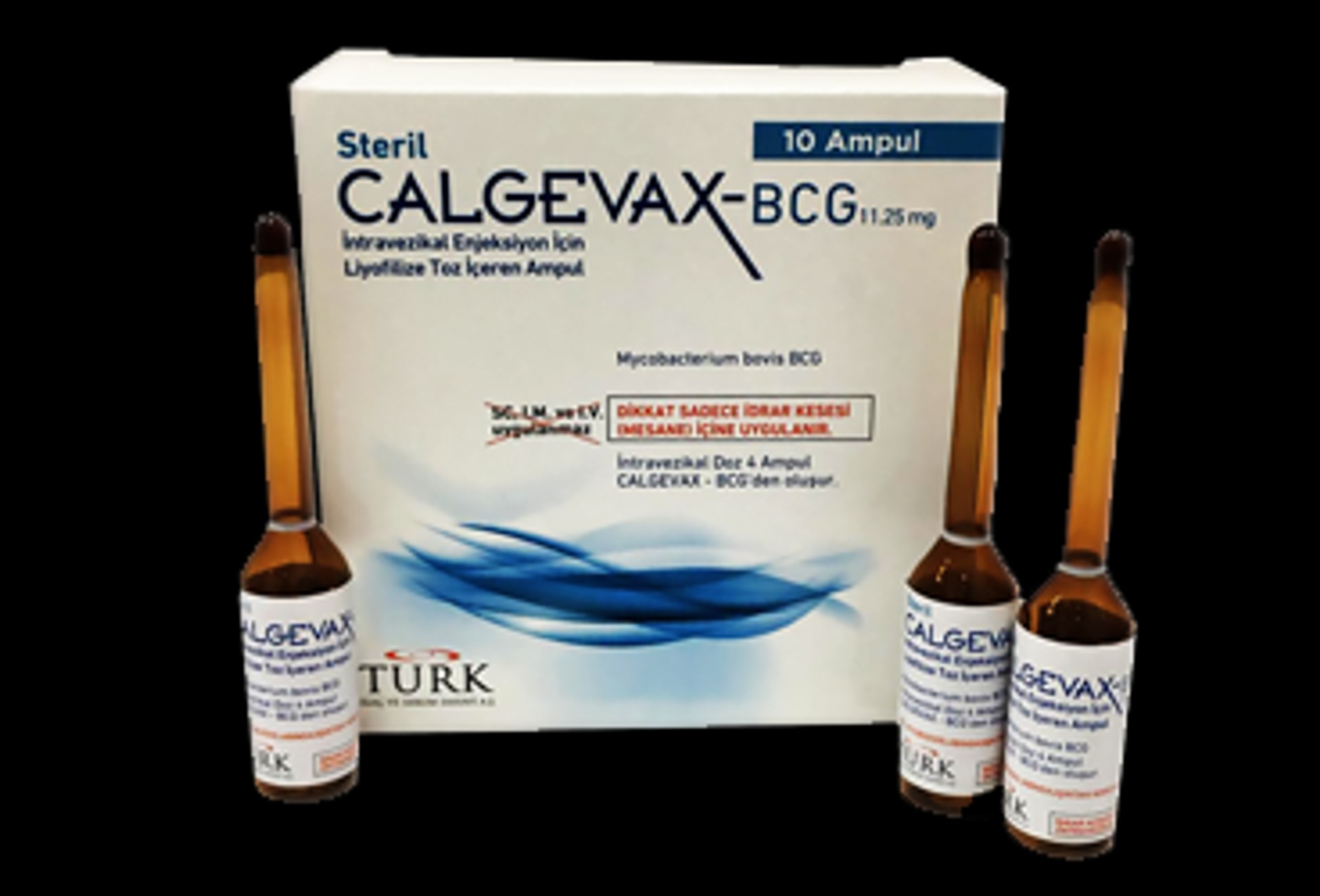CALGEVAX-BCG 11,25 MG INTRAVEZIKAL ENJEKSIYON ICIN LIYOFILIZE TOZ ICEREN 10 AMPUL